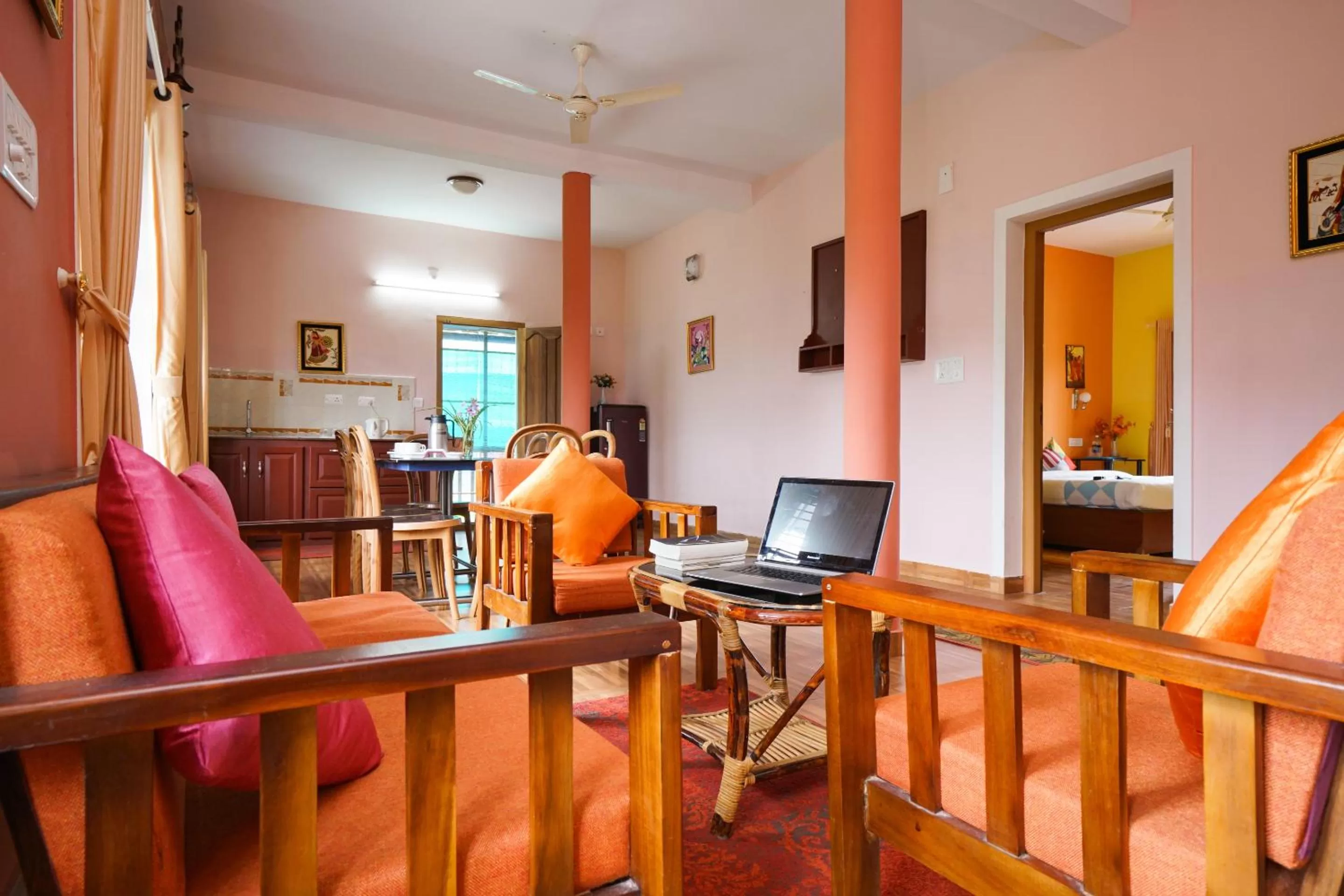 Living room in Munnar Blue Mist