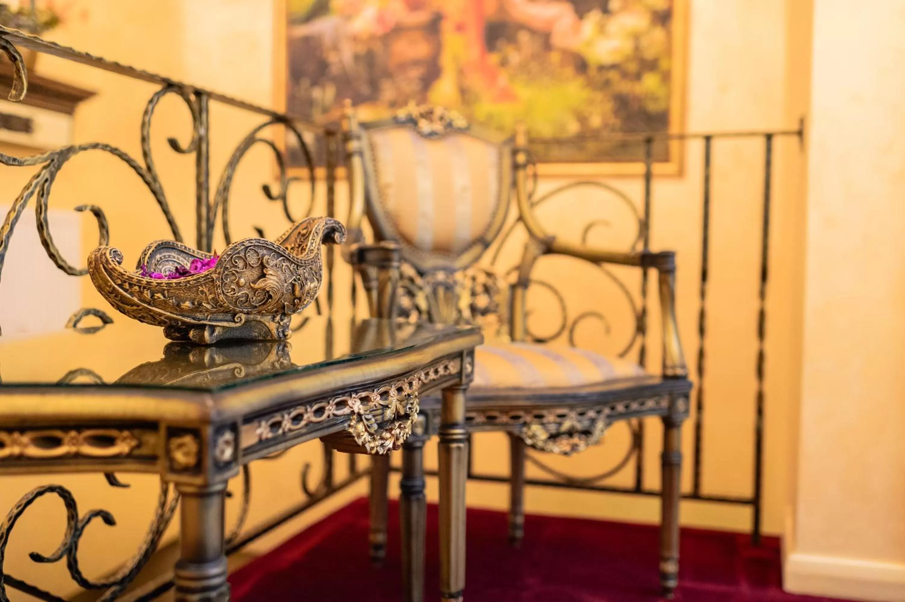 Decorative detail, Seating Area in Belle Epoque Boutique (Adult Only)