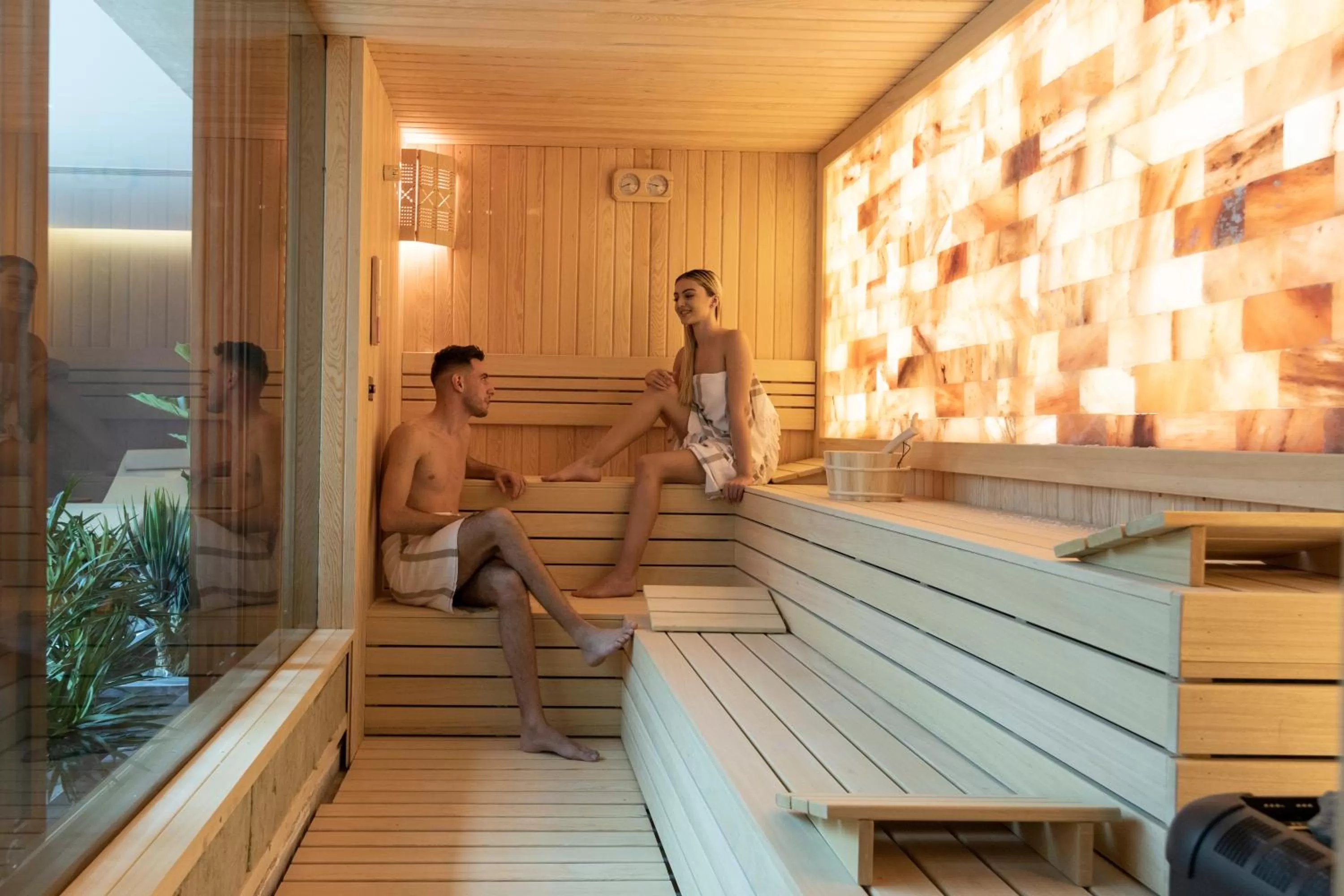Sauna in Xheko Imperial Luxury Hotel & SPA