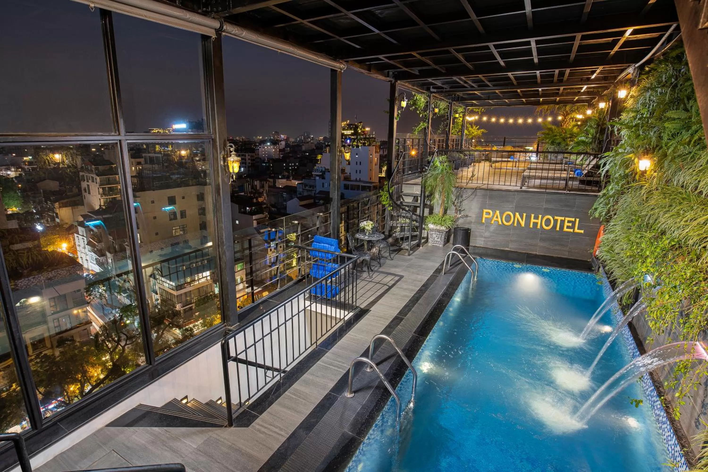 Night in Hanoi Paon Hotel Spa & Sky Bar