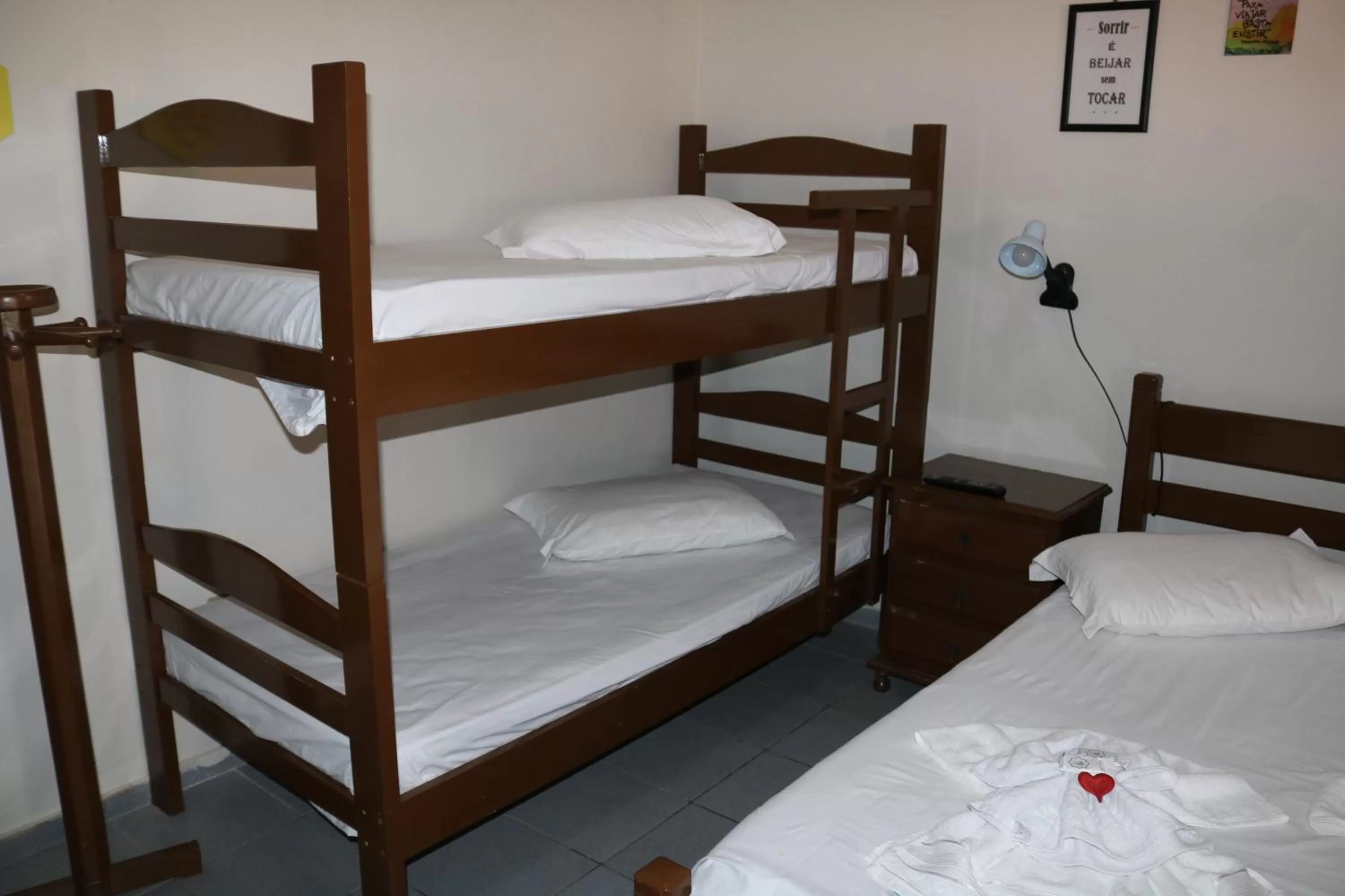 Bed in Pousada Flor Dália