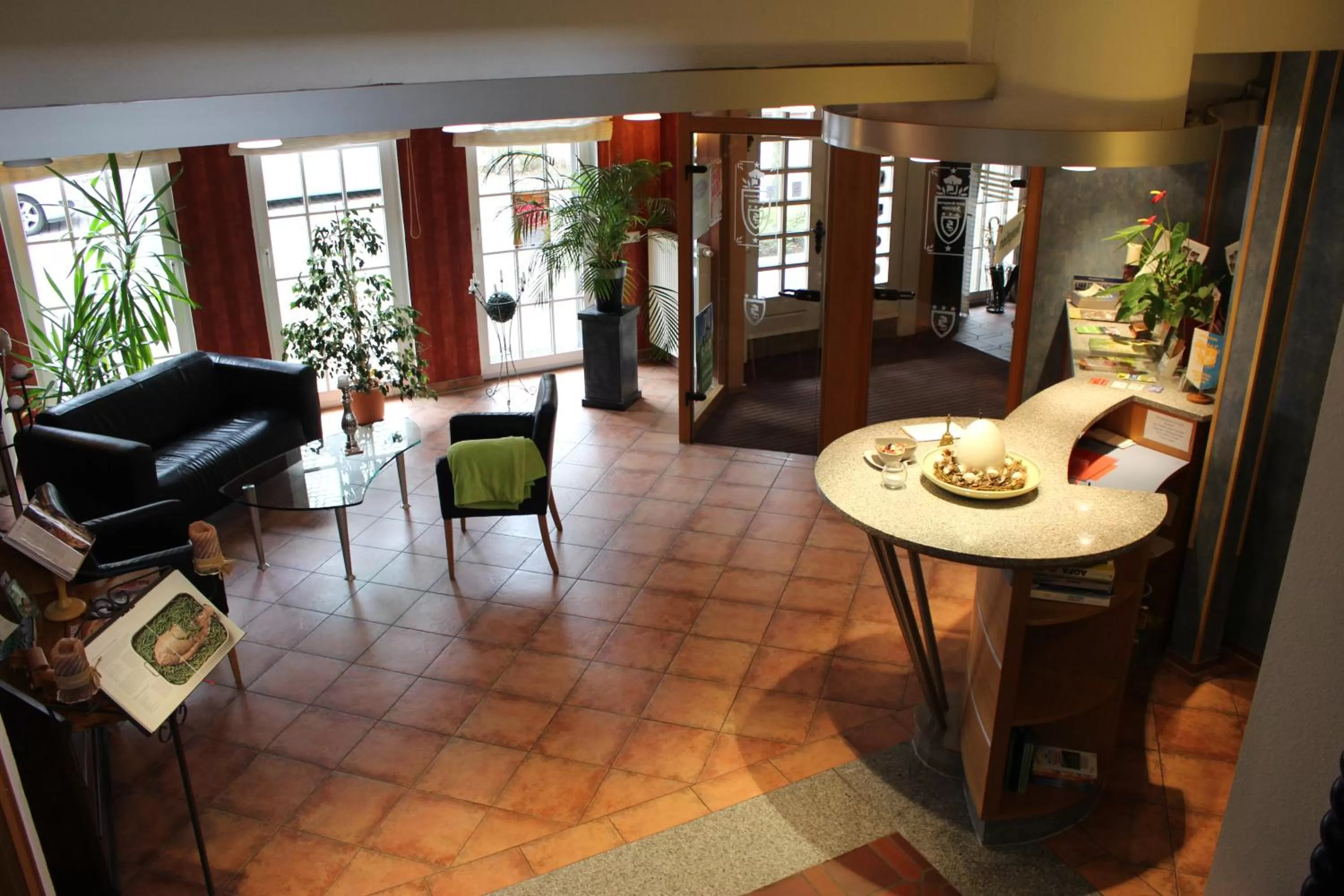 Lobby or reception in Hotel Schlömer