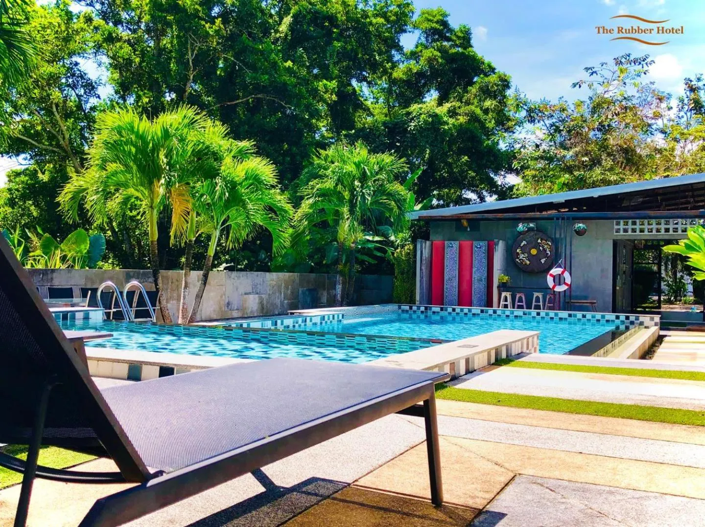 Swimming pool in The Rubber Hotel Phuket
