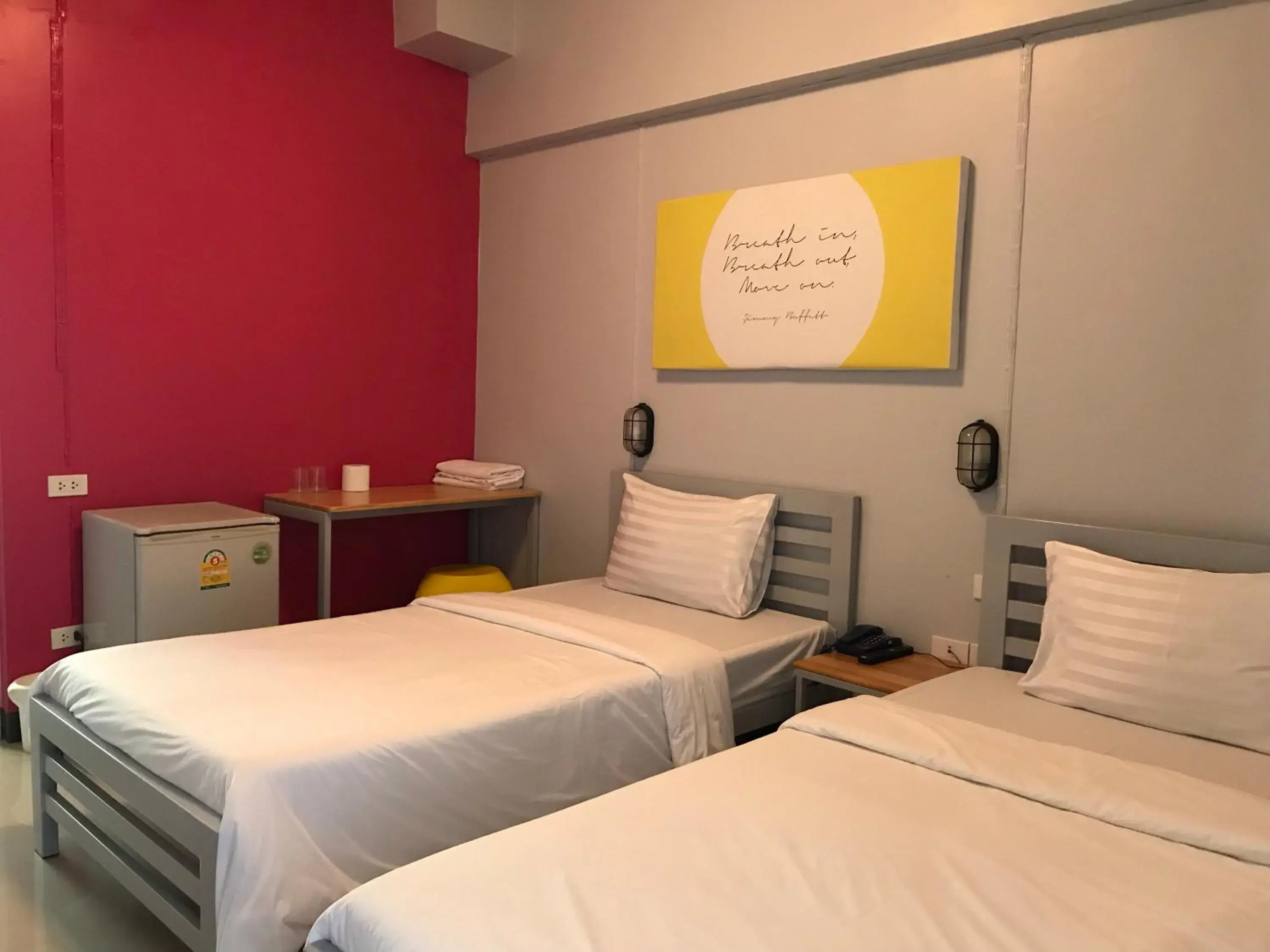 Twin Room in S1hostel Bangkok Twin Room in S1hostel Bangkok