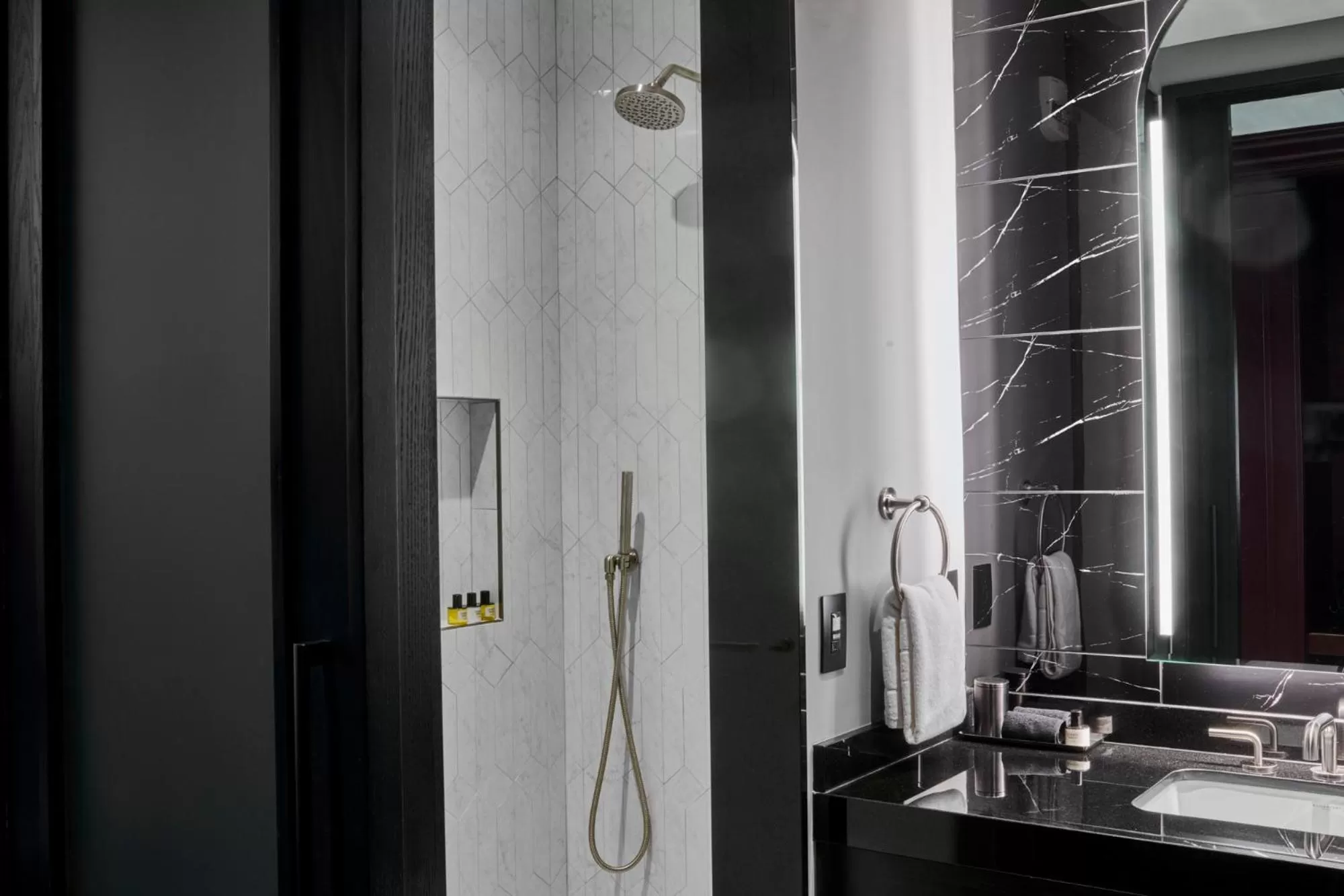 Shower in Daxton Hotel Birmingham, Curio Collection by Hilton