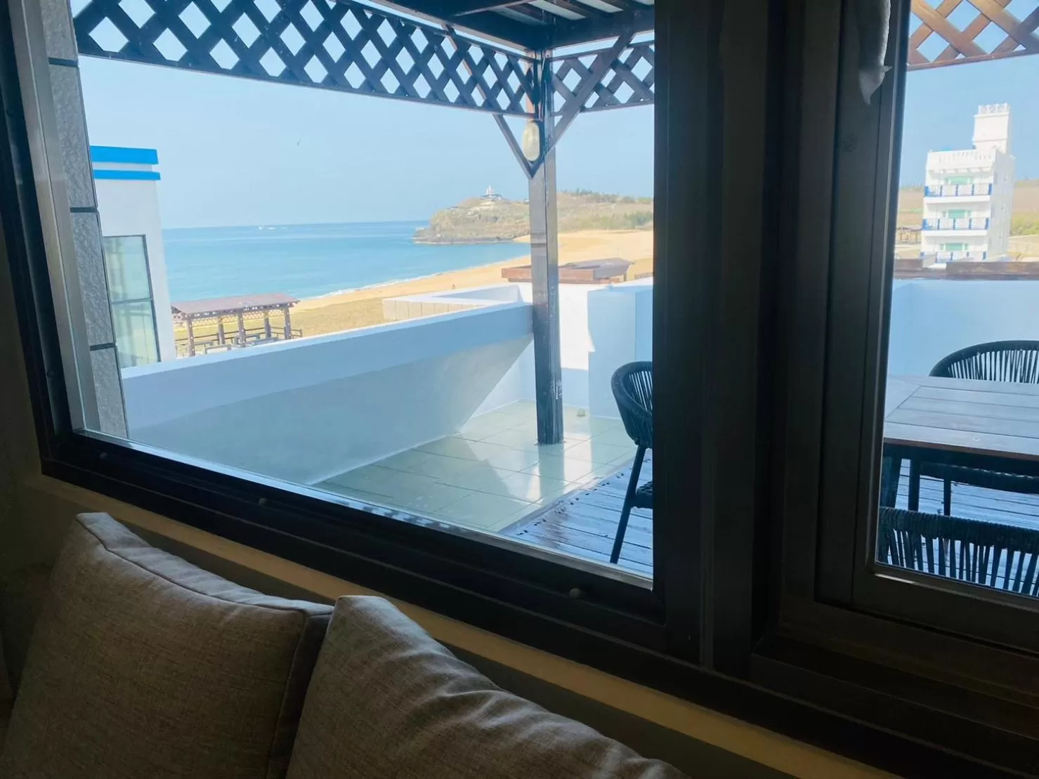 Seating area in Beachcastle & Sea View Villa