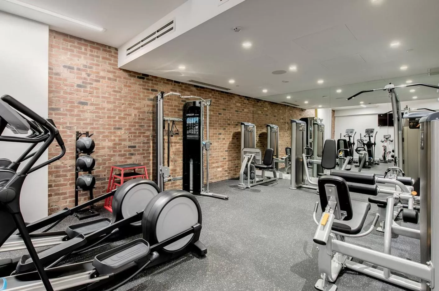 Fitness centre/facilities in EXchange Hotel Vancouver