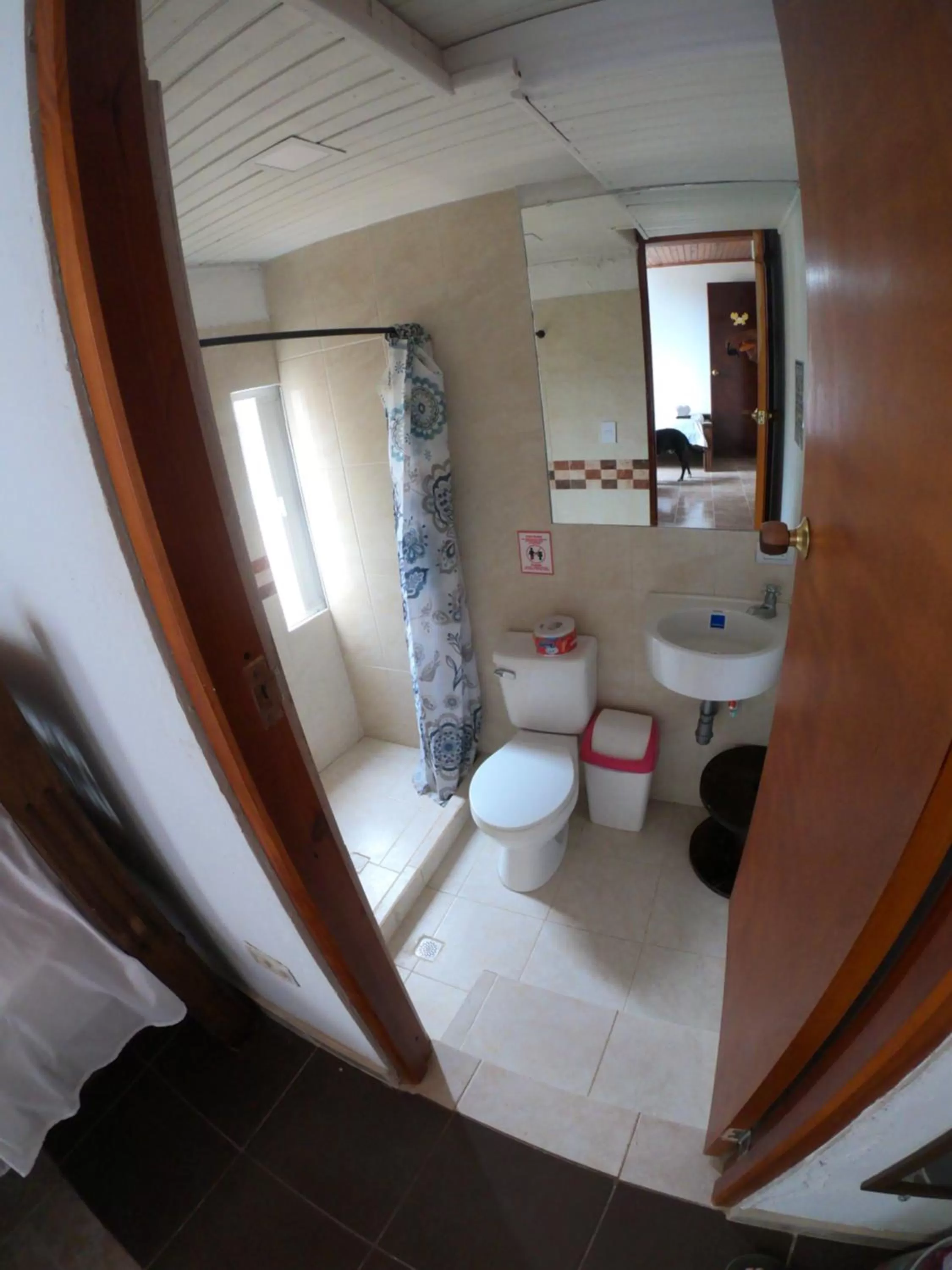 Bathroom in The Rock House Eco