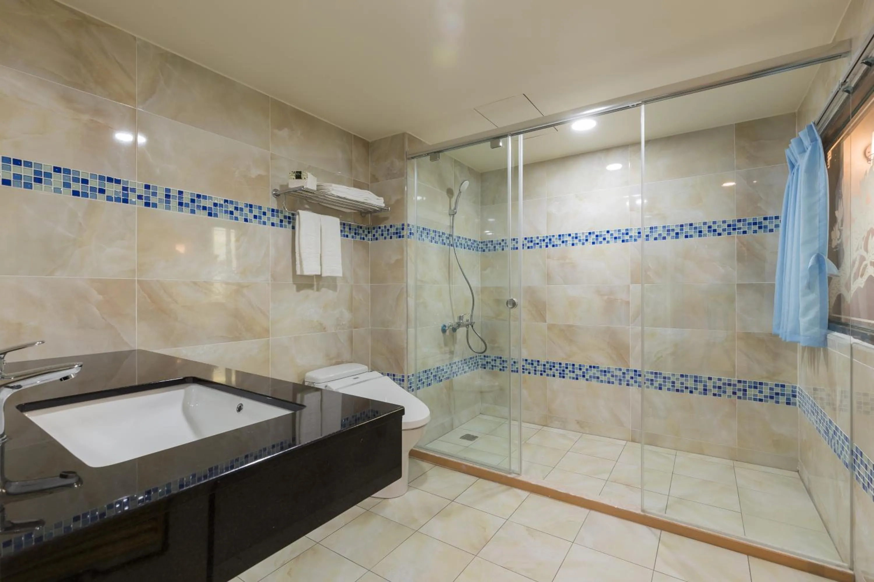 Shower in Lishin Hotel