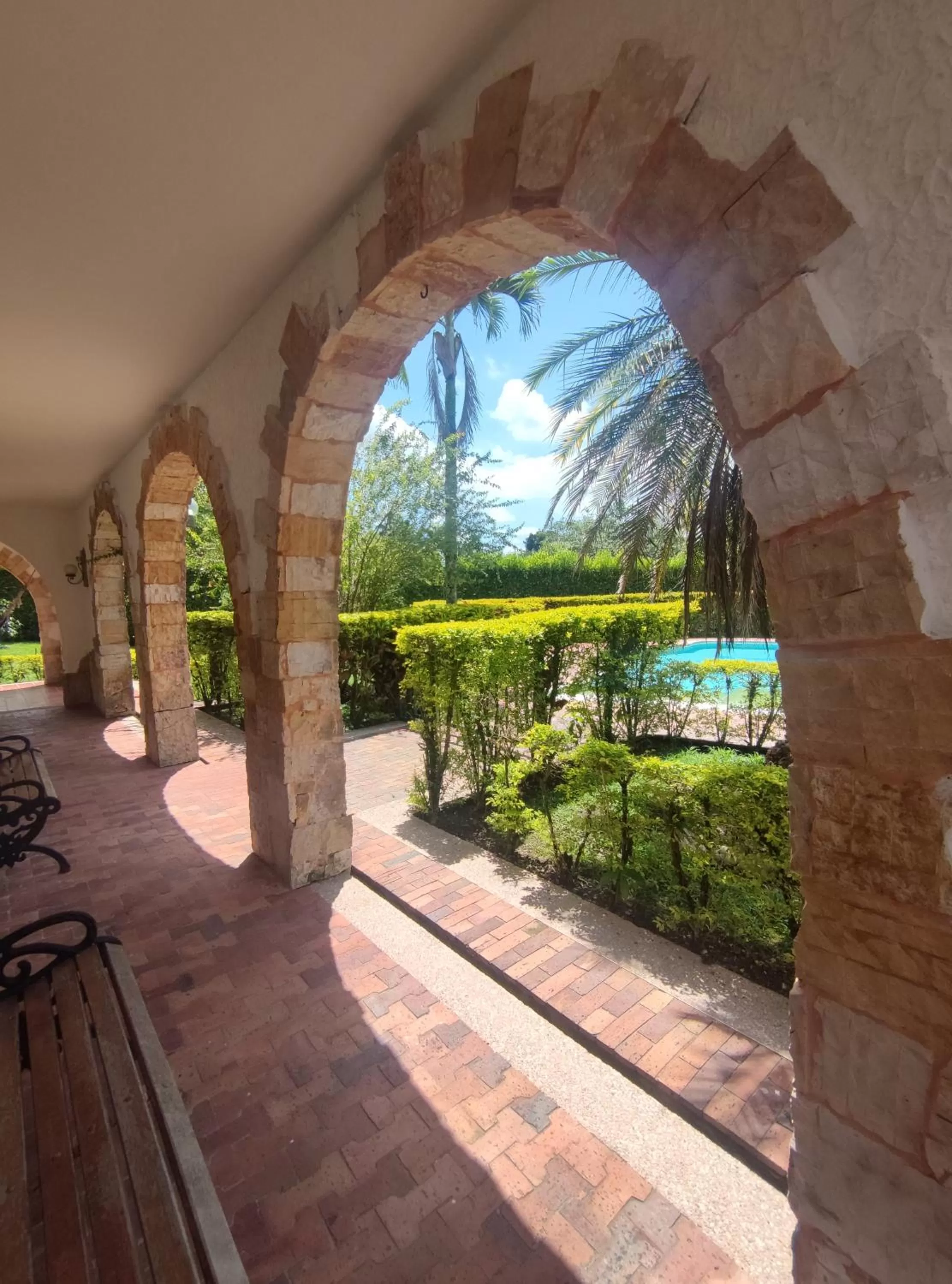 Garden view in Hotel Chalet El Castillo by Majuva