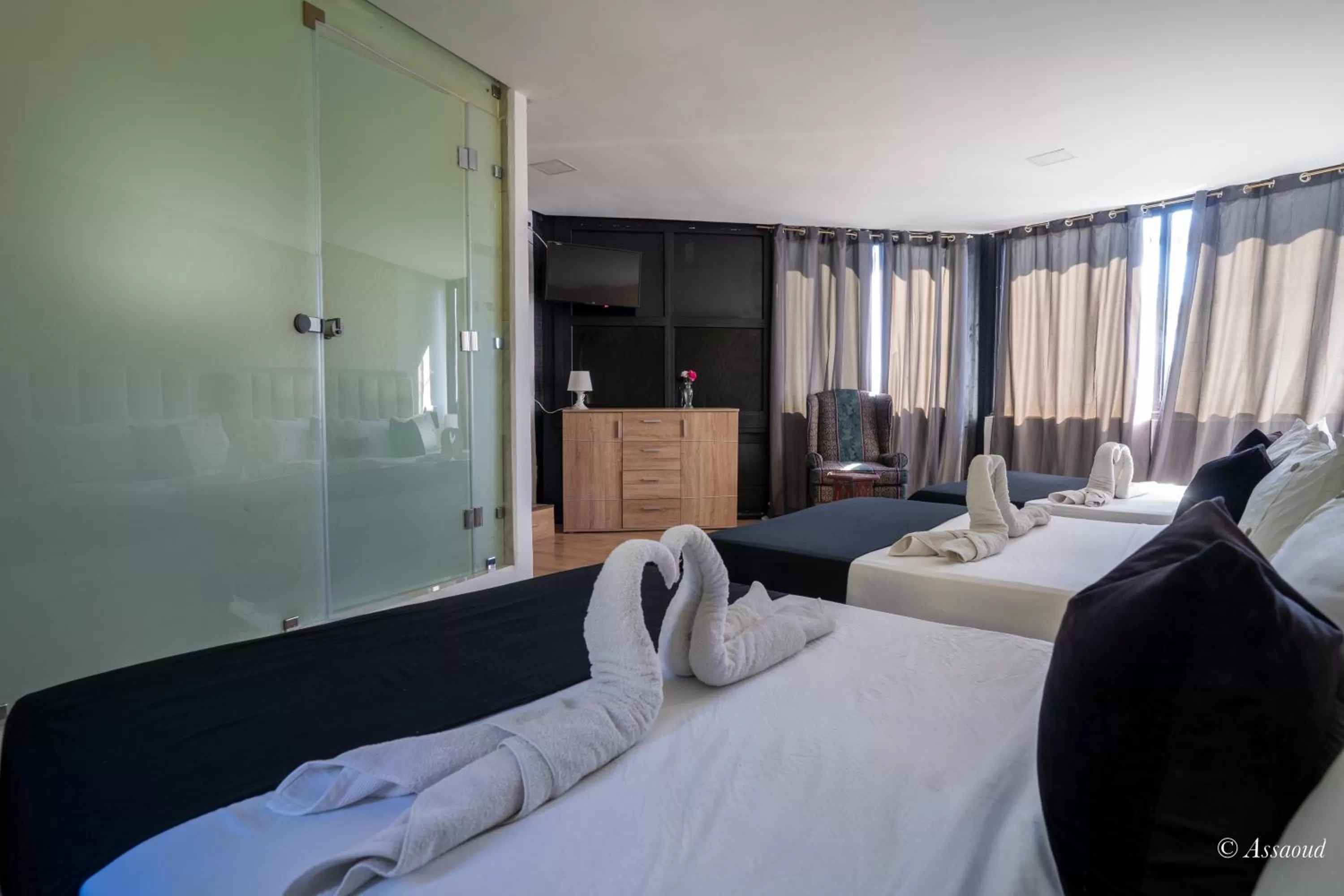 Bed in Hôtel ZIRYAB