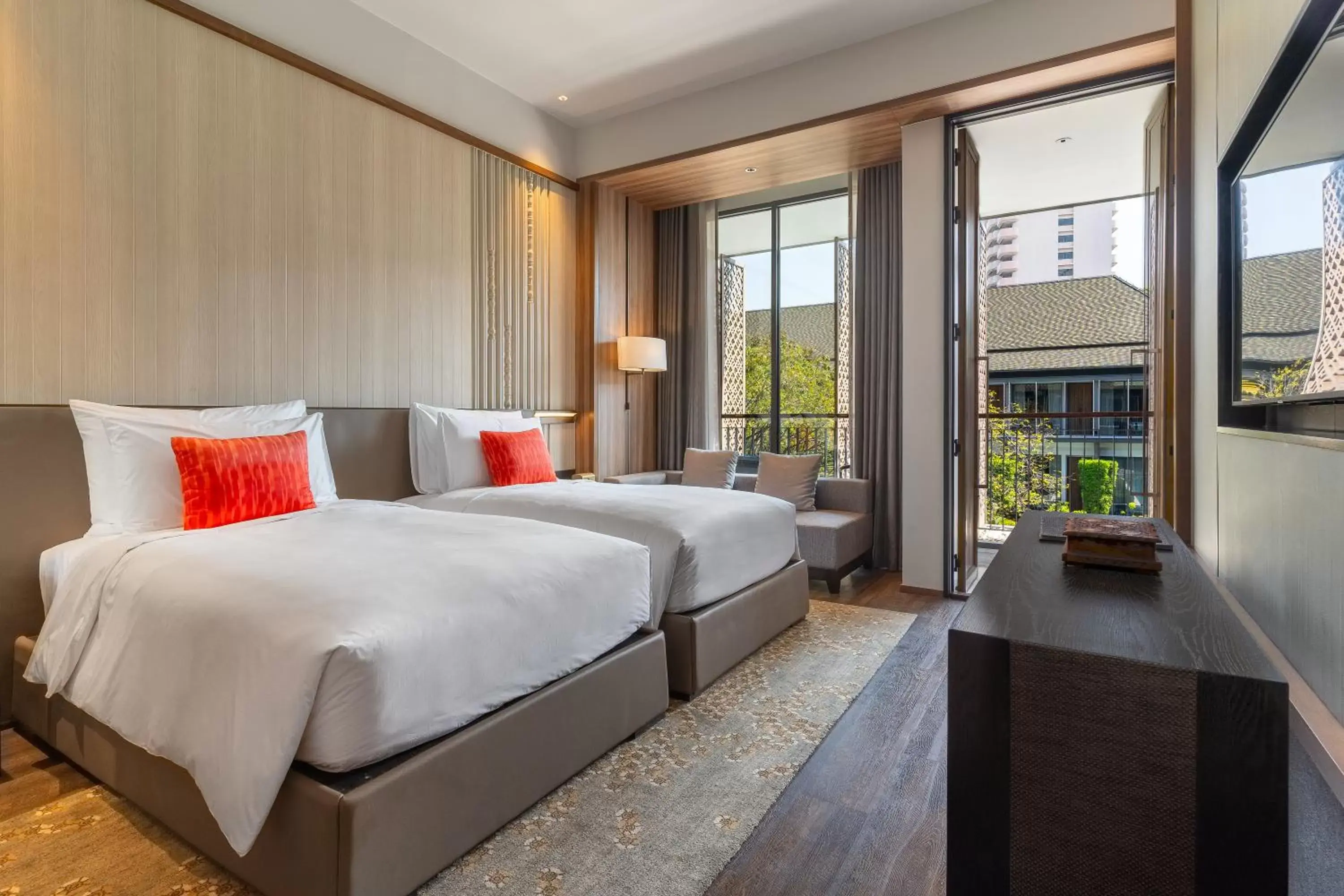 Deluxe Twin Pool View in Villa Deva Resort & Hotel Bangkok Deluxe Twin Pool View in Villa Deva Resort & Hotel Bangkok