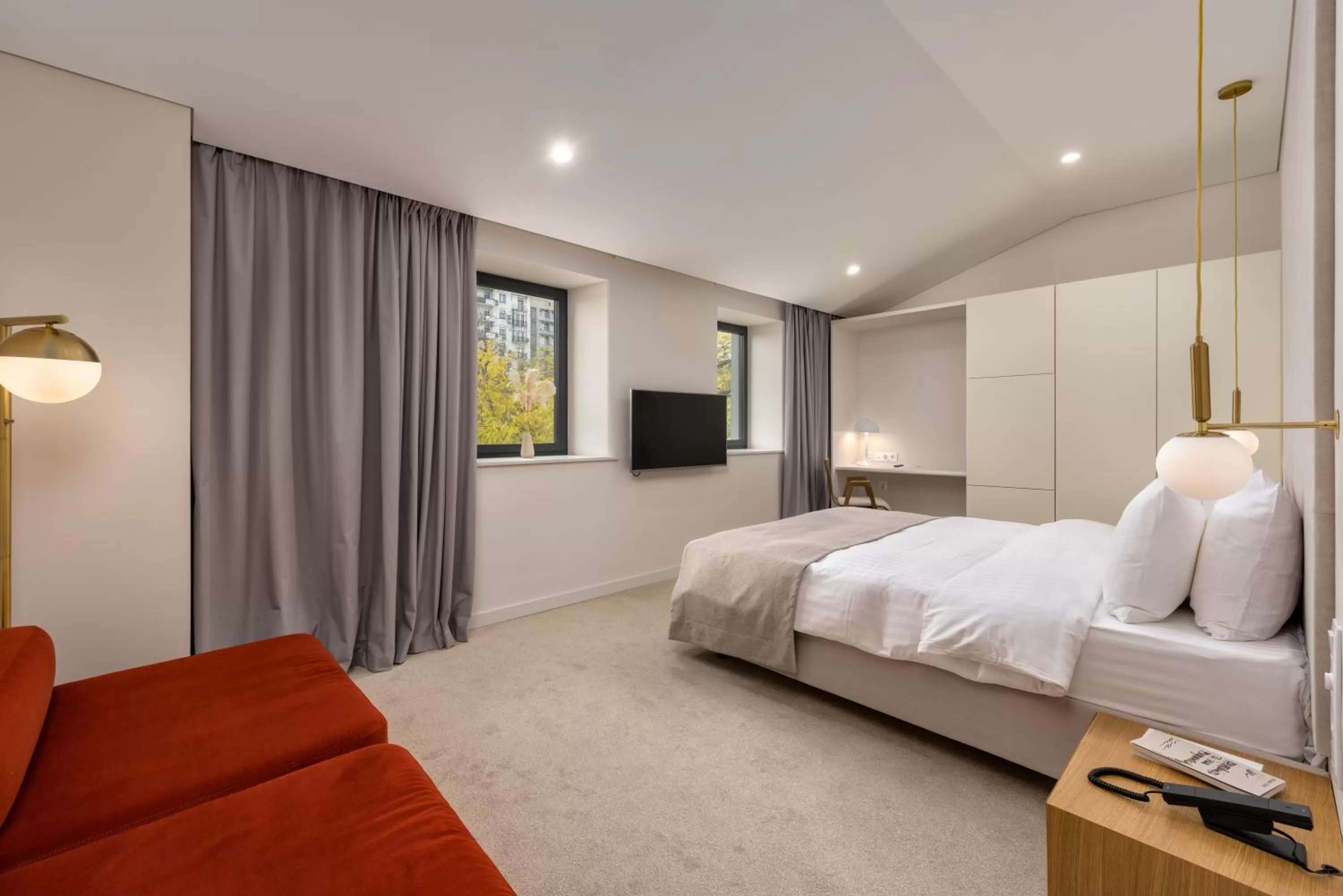 Bed in Sophia Hotel Kyiv