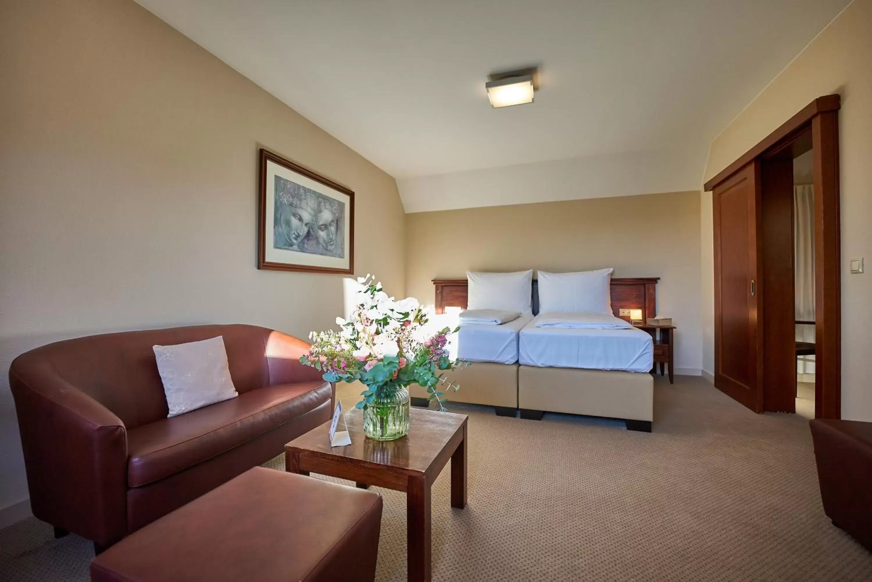 Business Twin Room in Pension & Restaurant PATRIOT Trnava Business Twin Room in Pension & Restaurant PATRIOT Trnava