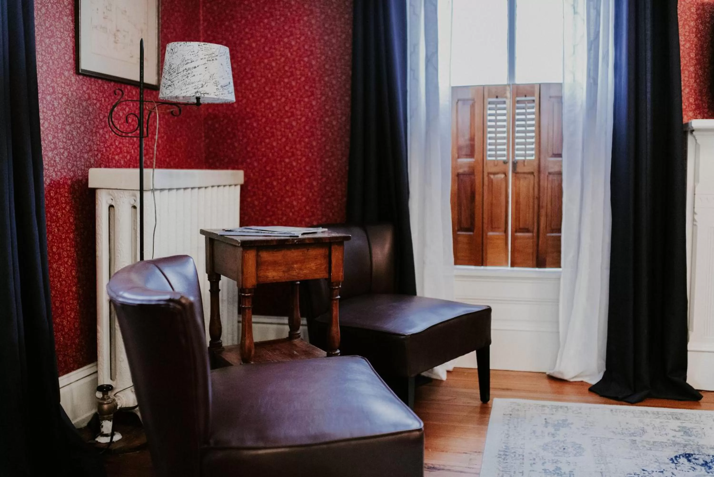 Seating area in Georges on York B&B