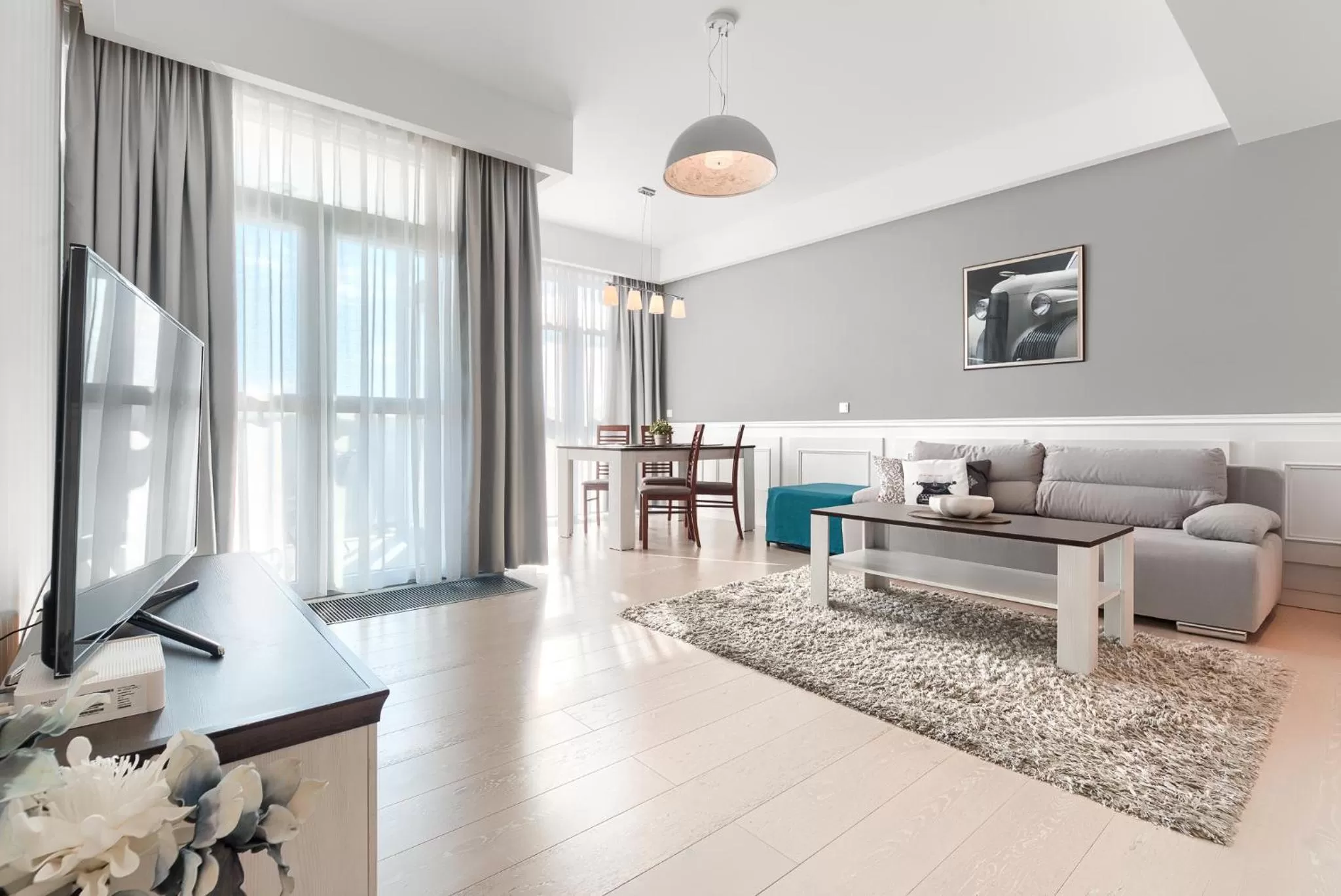 TV and multimedia, Seating Area in Dune Resort Mielno - A