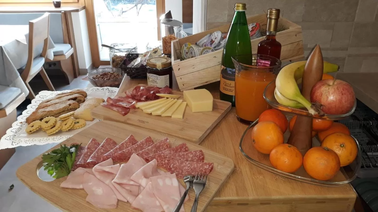 Food and drinks in B&B Frühlingsheim