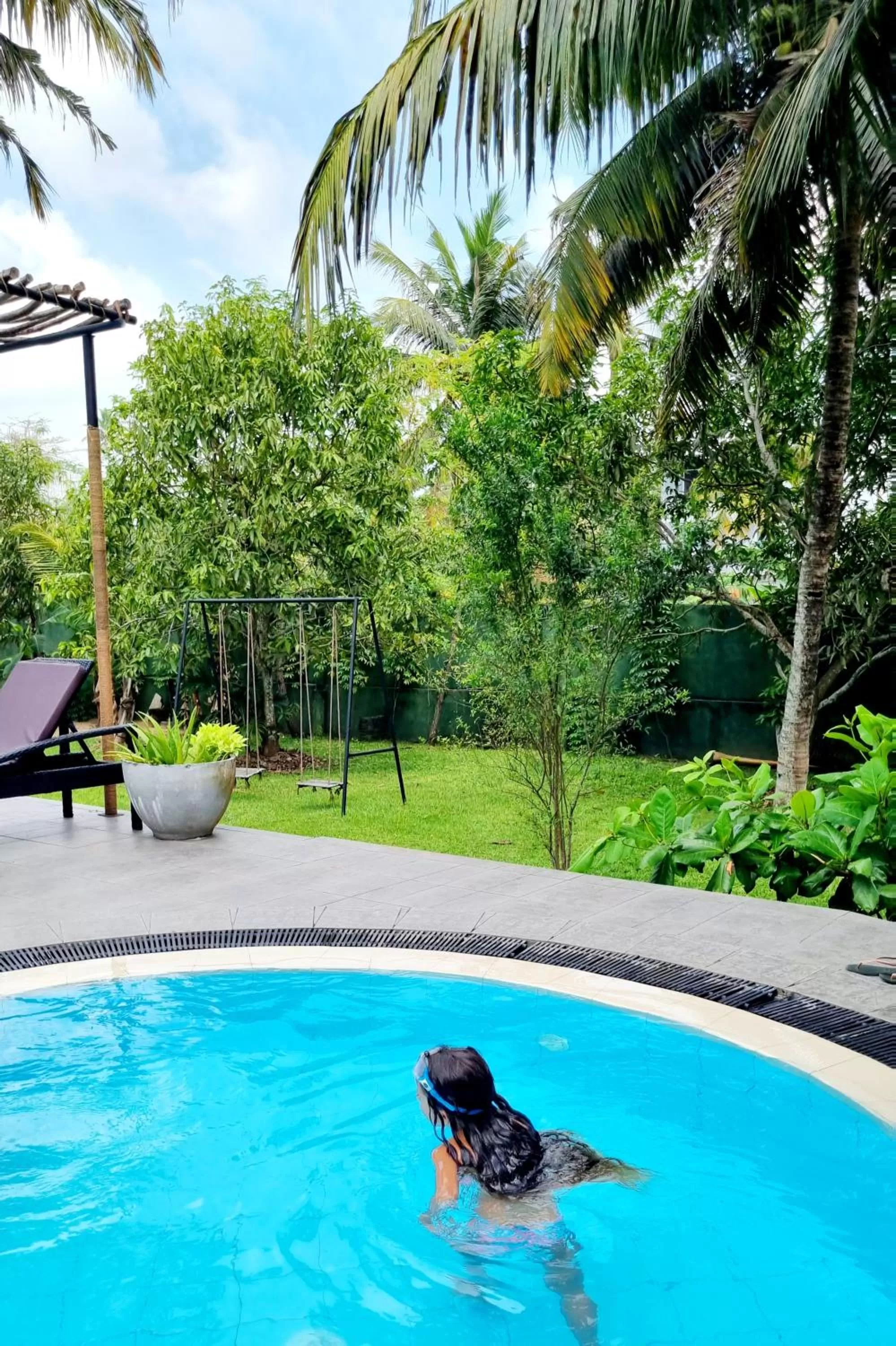 Garden view in Weligama Ocean Breeze