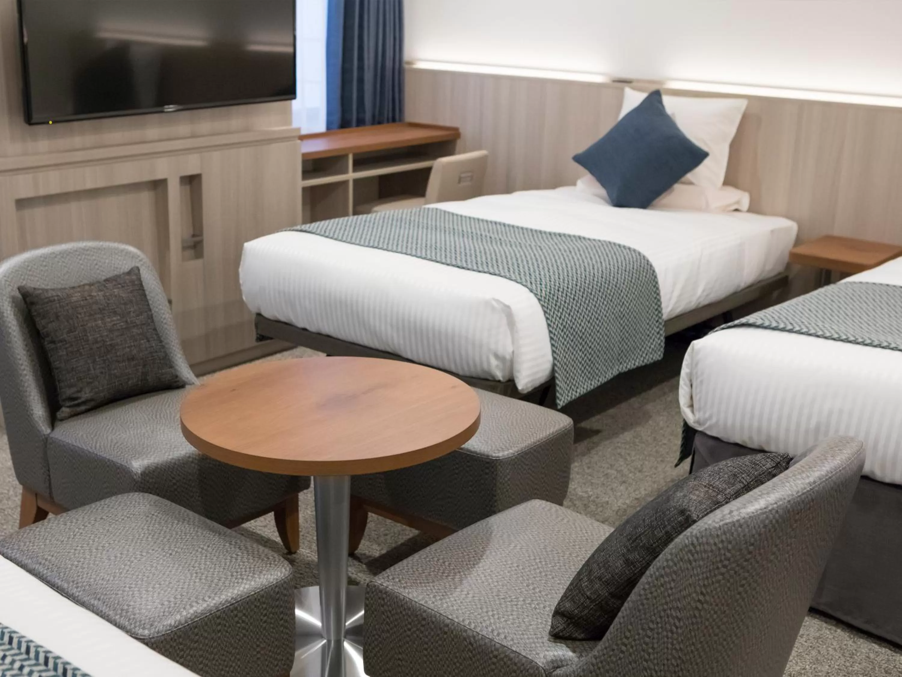 Photo of the whole room, Bed in HOTEL MYSTAYS Midosuji Honmachi