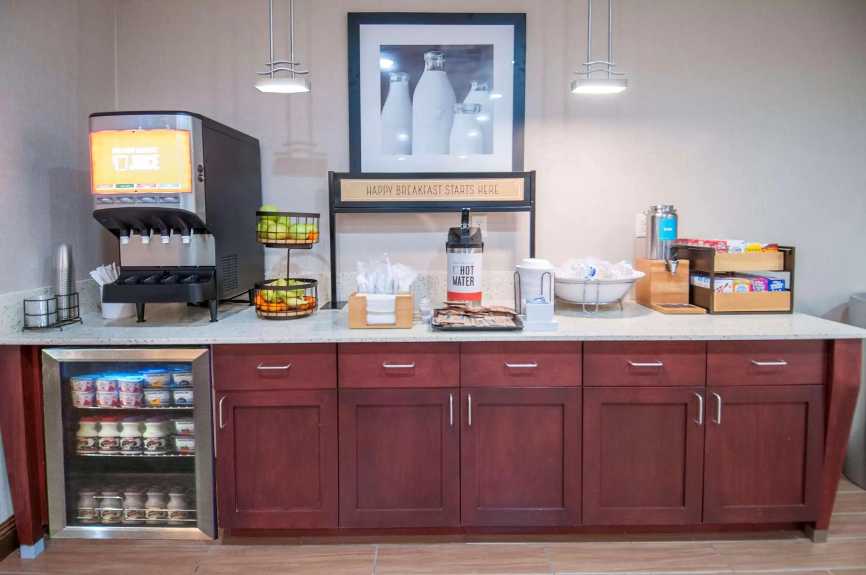 Breakfast in Hampton Inn Opelousas