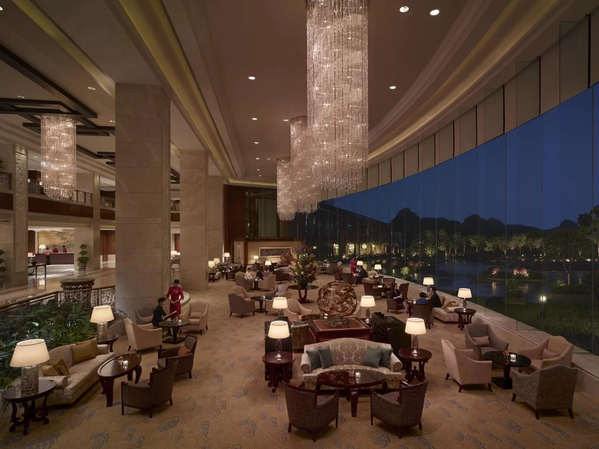 Lounge or bar in Shangri-La Guilin