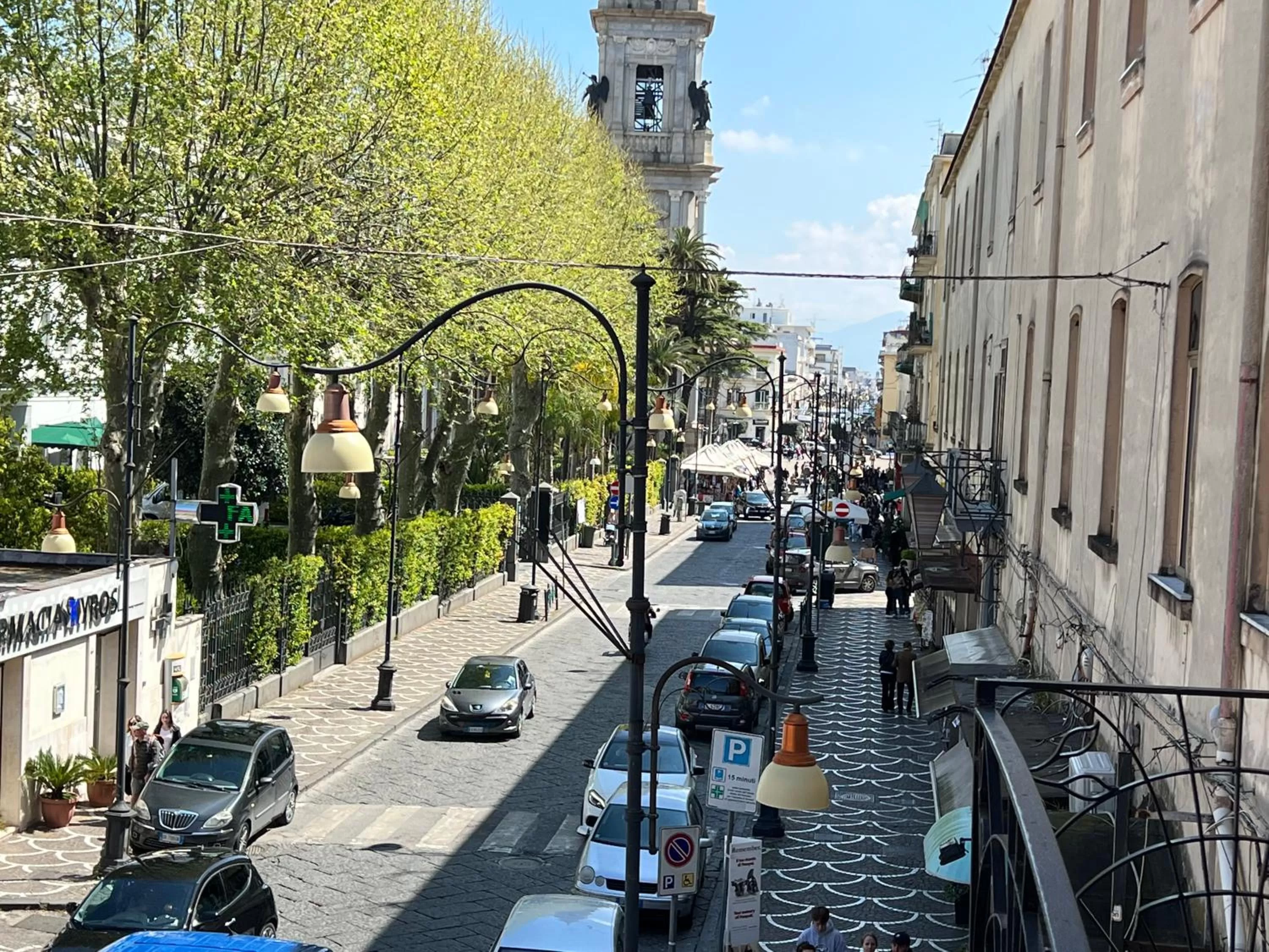 City view in Pompei via Roma Suite