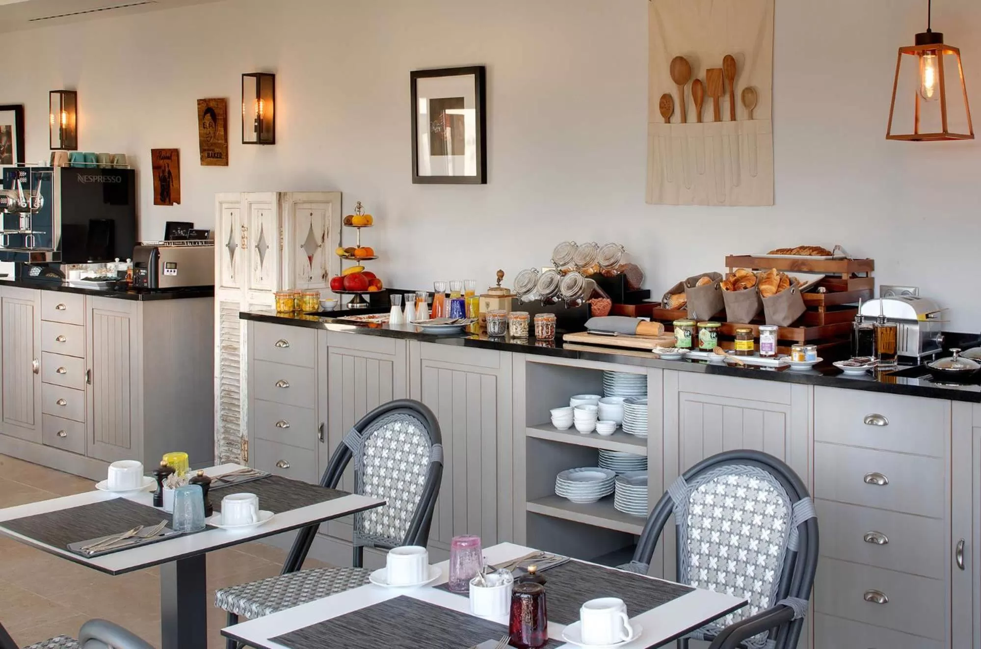 Buffet breakfast in La Bastide de Biot