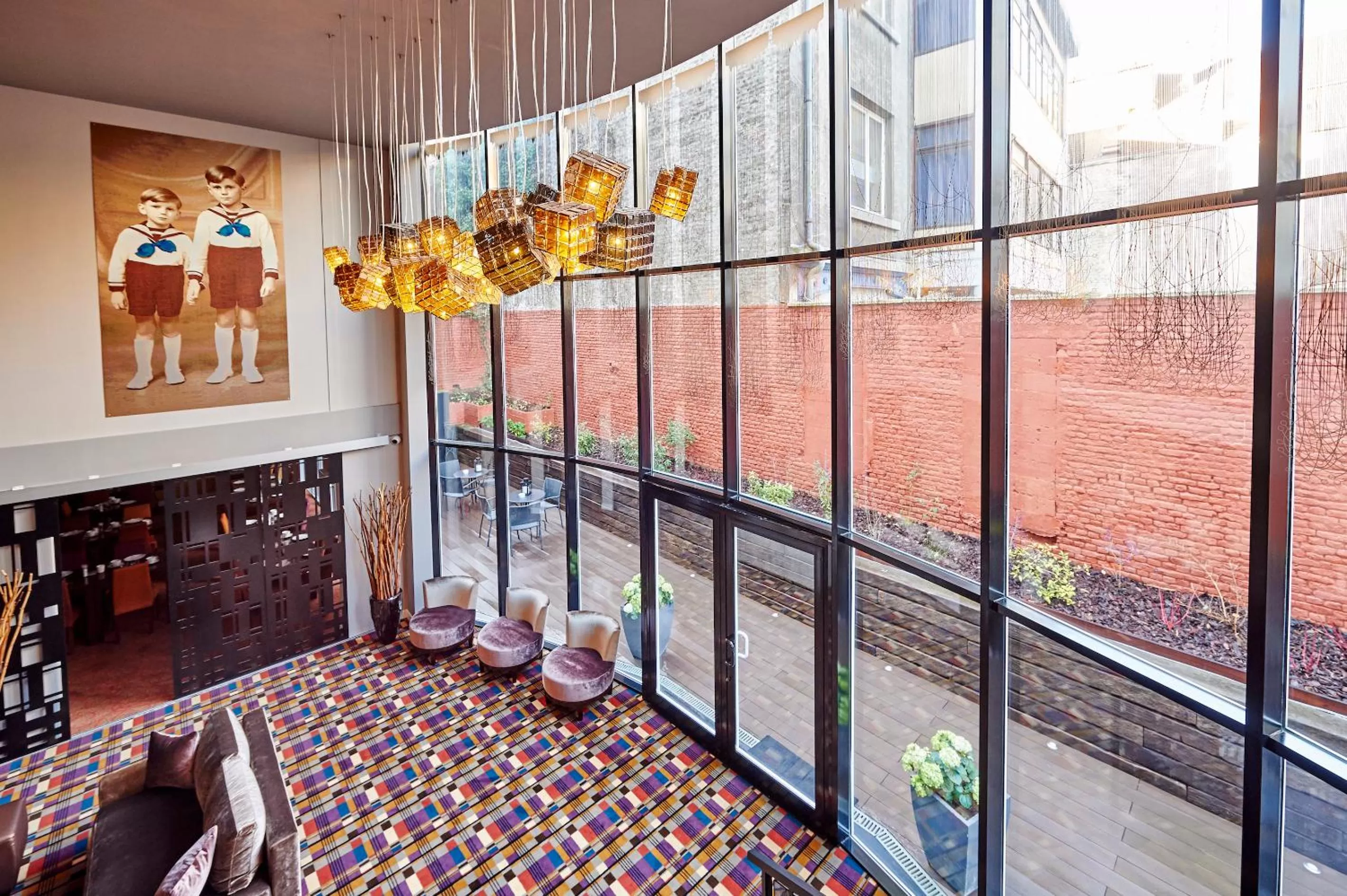 Lobby or reception in Hotel The Augustin