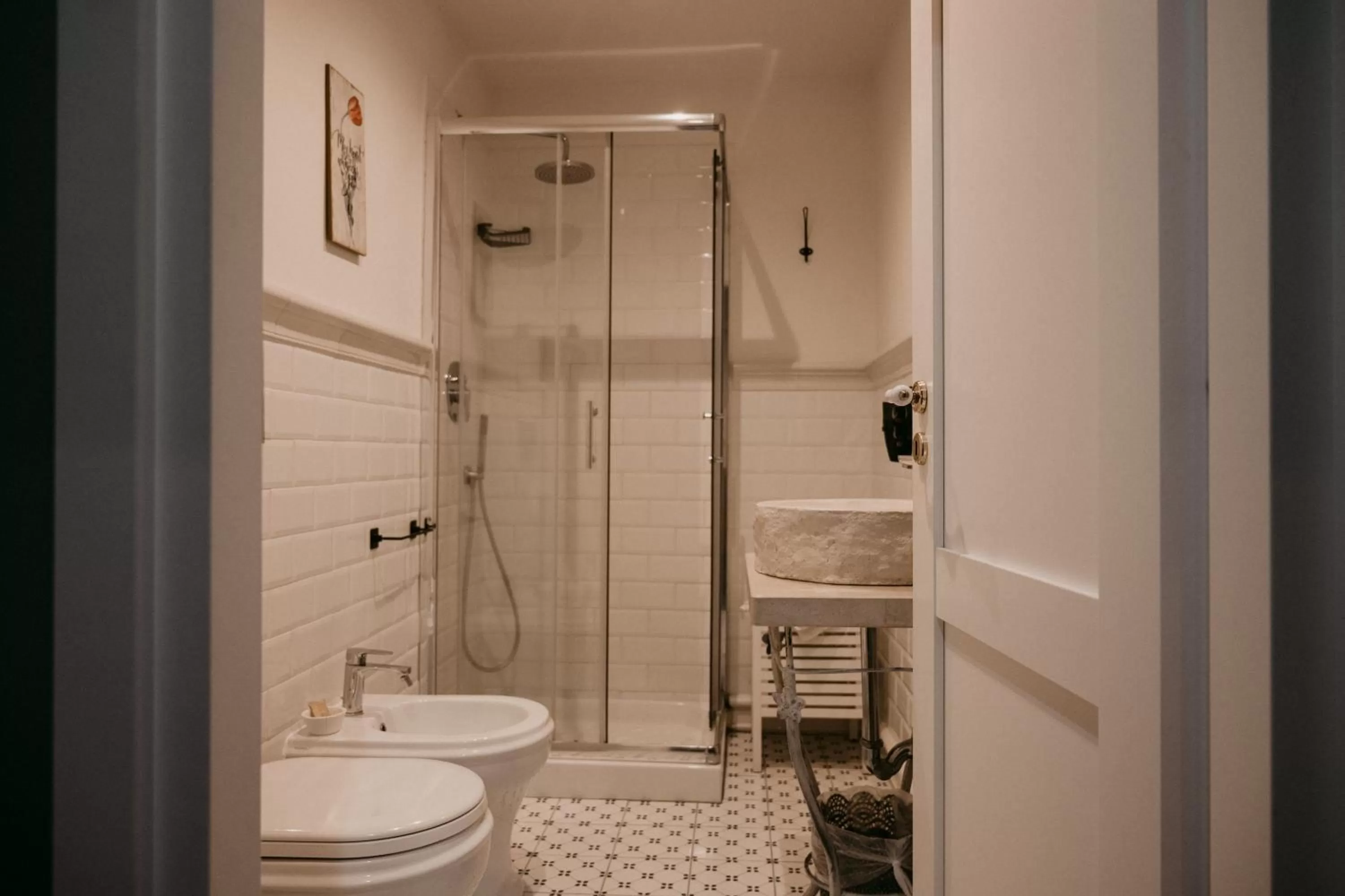 Shower in La Casa di Alma Luxury rooms