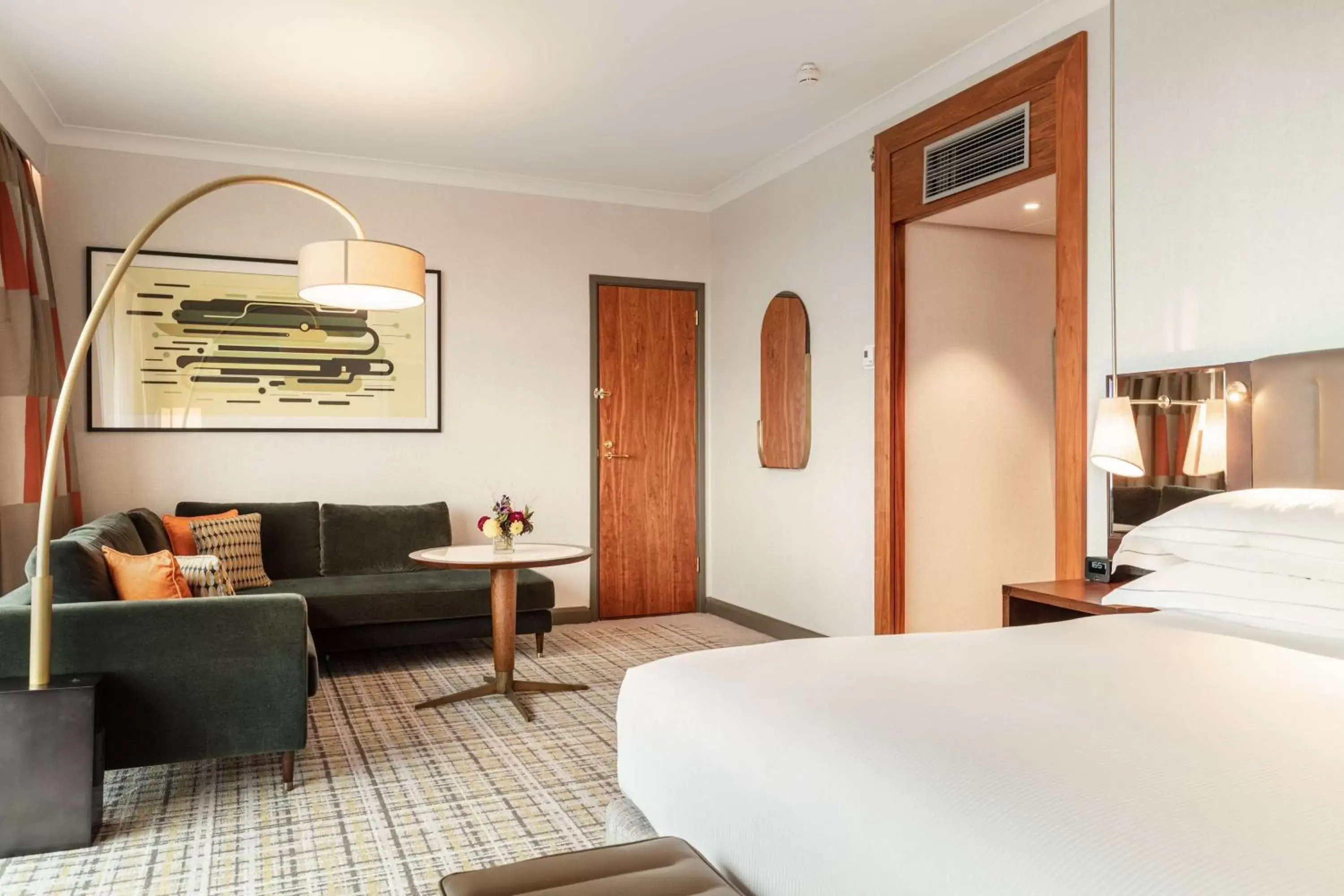 King Junior Suite Balcony High Floor in Hilton Amsterdam King Junior Suite Balcony High Floor in Hilton Amsterdam