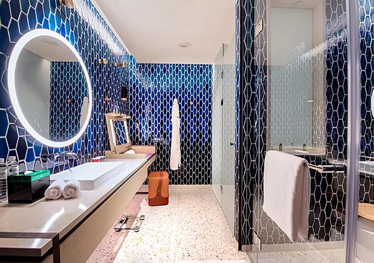 Bathroom in Hotel Indigo Kaohsiung Central Park by IHG