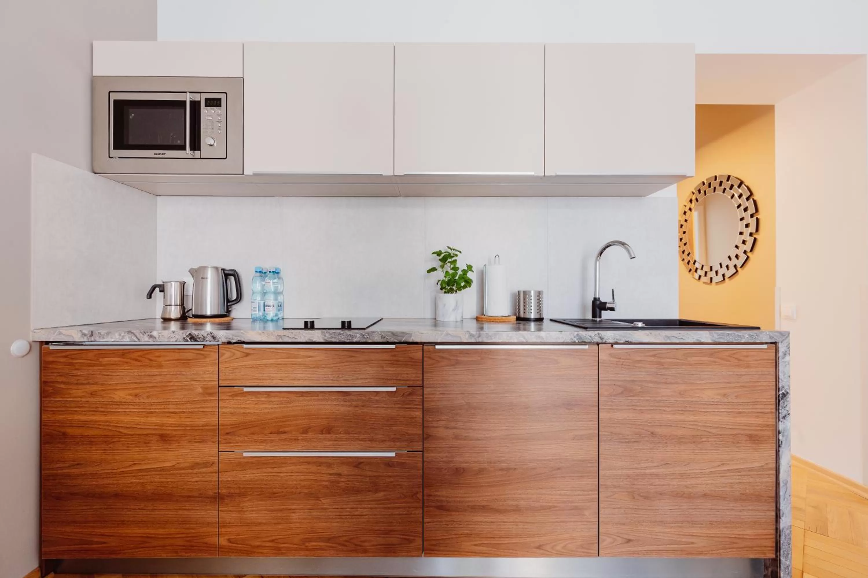 Kitchen or kitchenette in 4Seasons﻿ Apartments Cracow