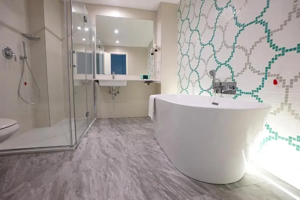 Deluxe Double Room with Sea View in Grand Hotel Terme Deluxe Double Room with Sea View in Grand Hotel Terme