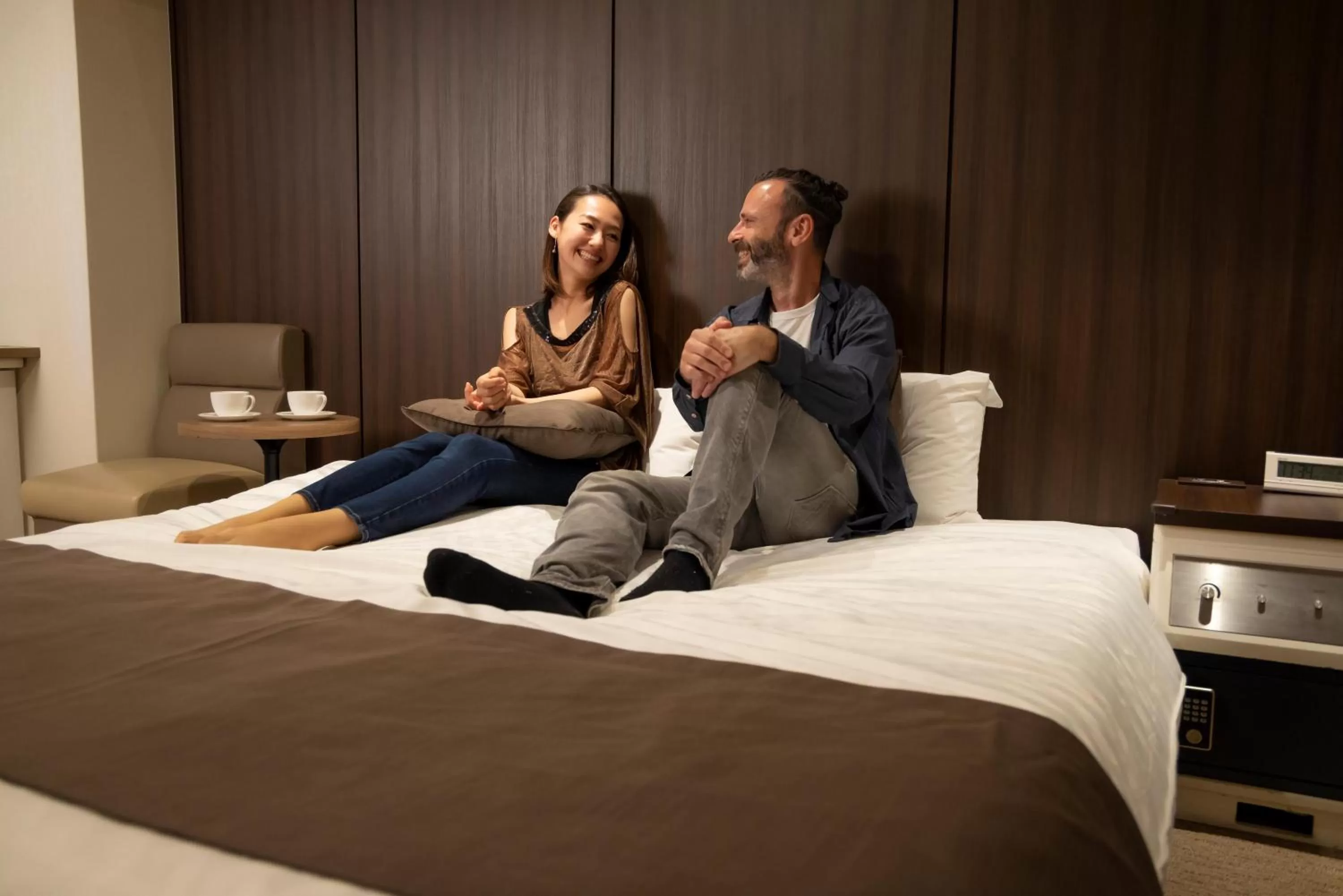 Bed in Hotel Plaza Osaka