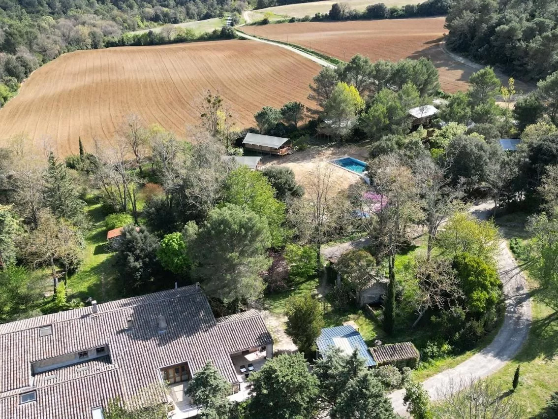Natural landscape, Bird's-eye View in Domaine La Sauzette