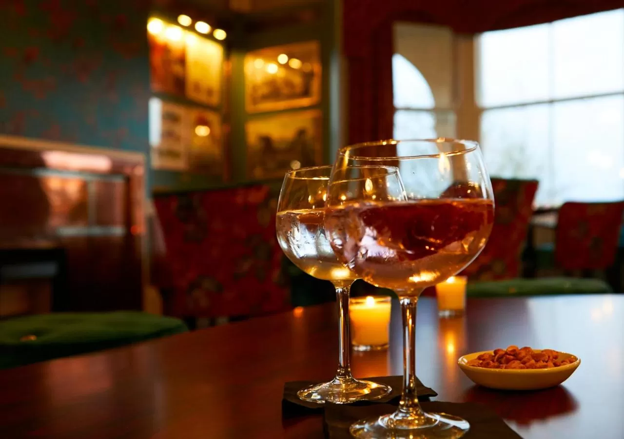 Alcoholic drinks in The Red Lea Hotel