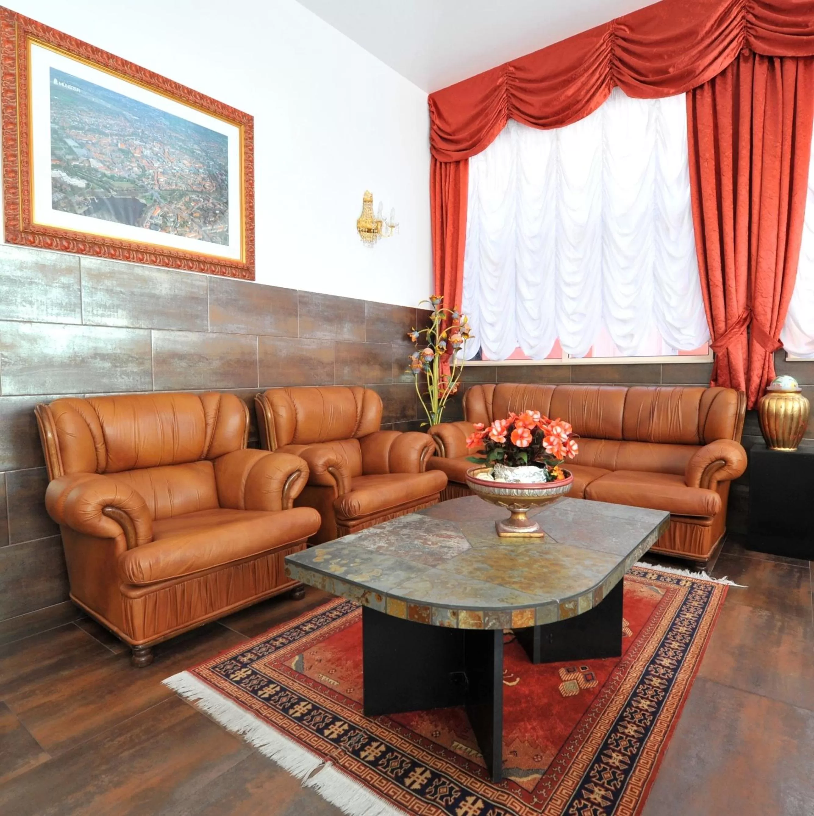 Seating area in Hotel Aviz