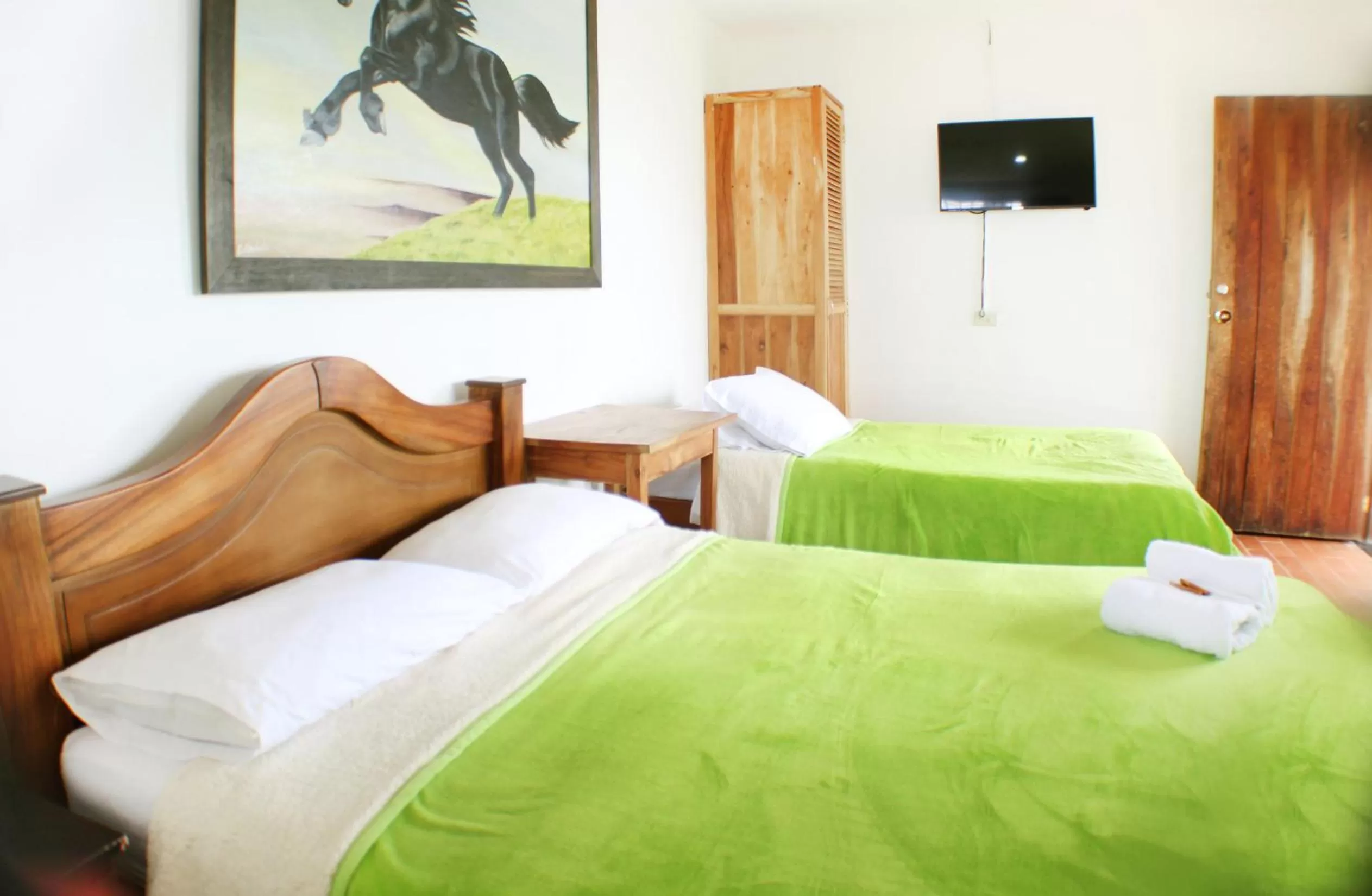 Bed in Eco Lodge La Juanita