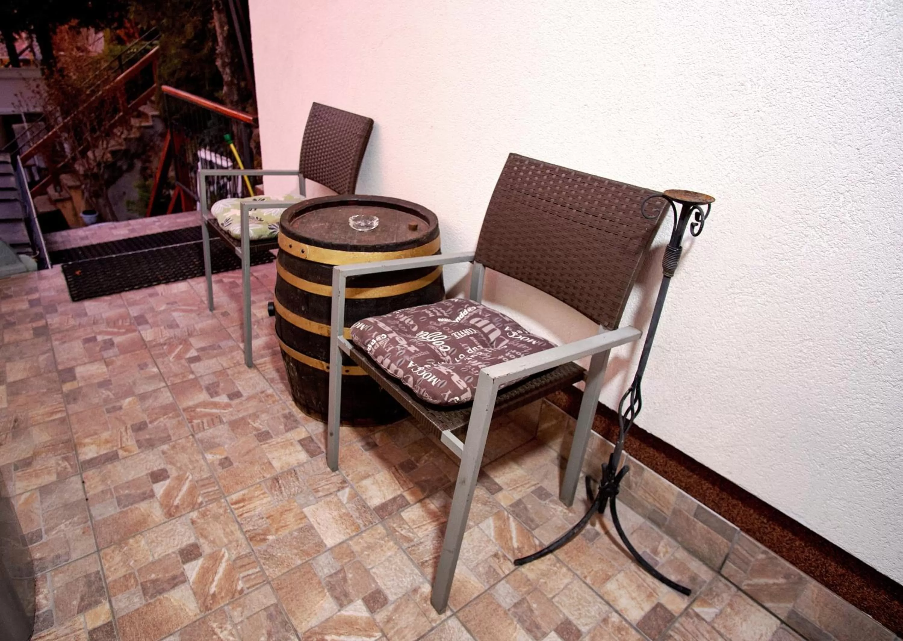 Balcony/Terrace in Spa & Pool Apartment Hotel - Restaurant VILLA IVICA