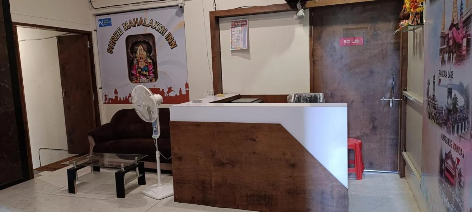 Lobby or reception, Lobby/Reception in Hotel Shree MahaLaxmi inn-Couple Friendly