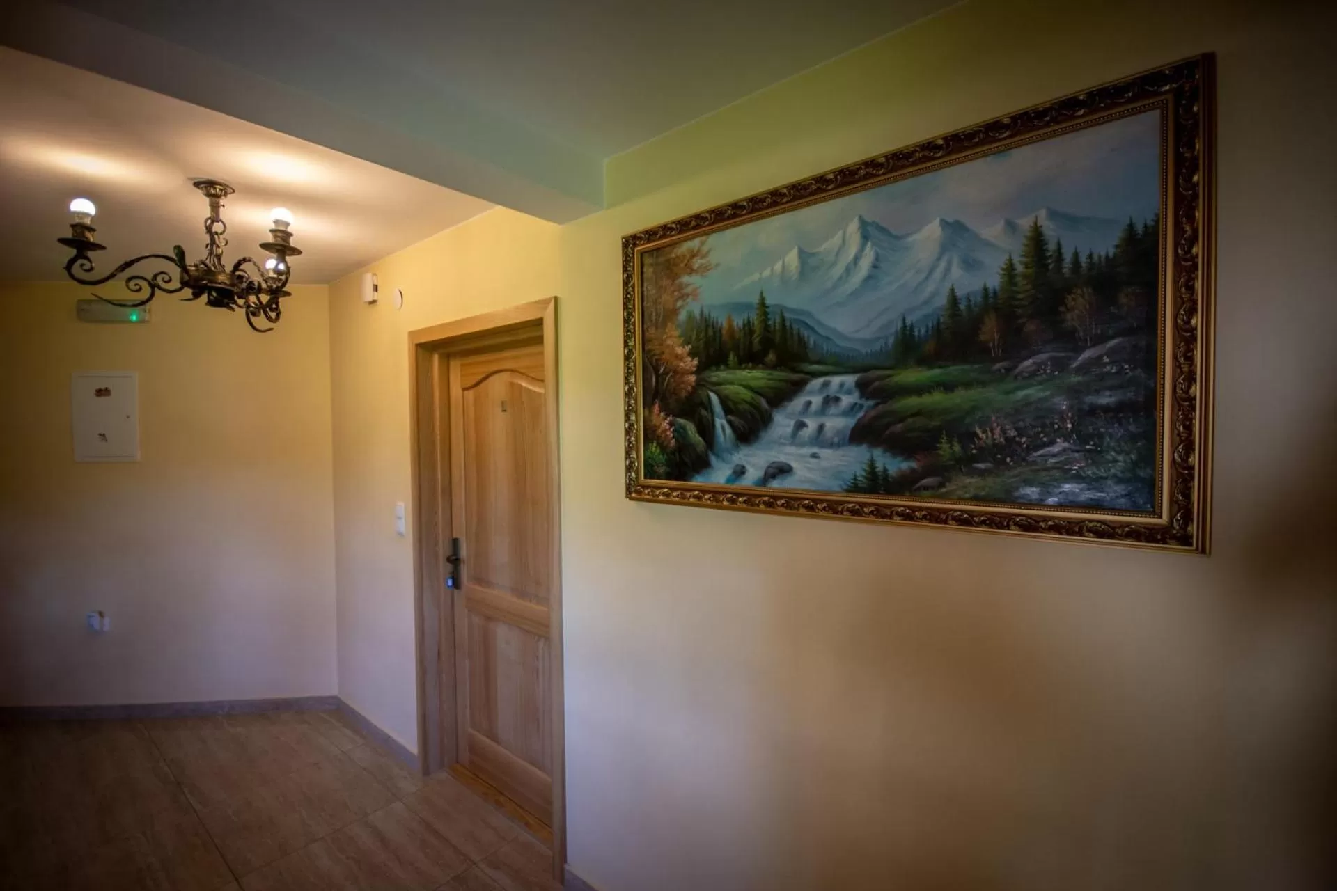 Lobby or reception in Podhalanski Dworek z Jacuzzi