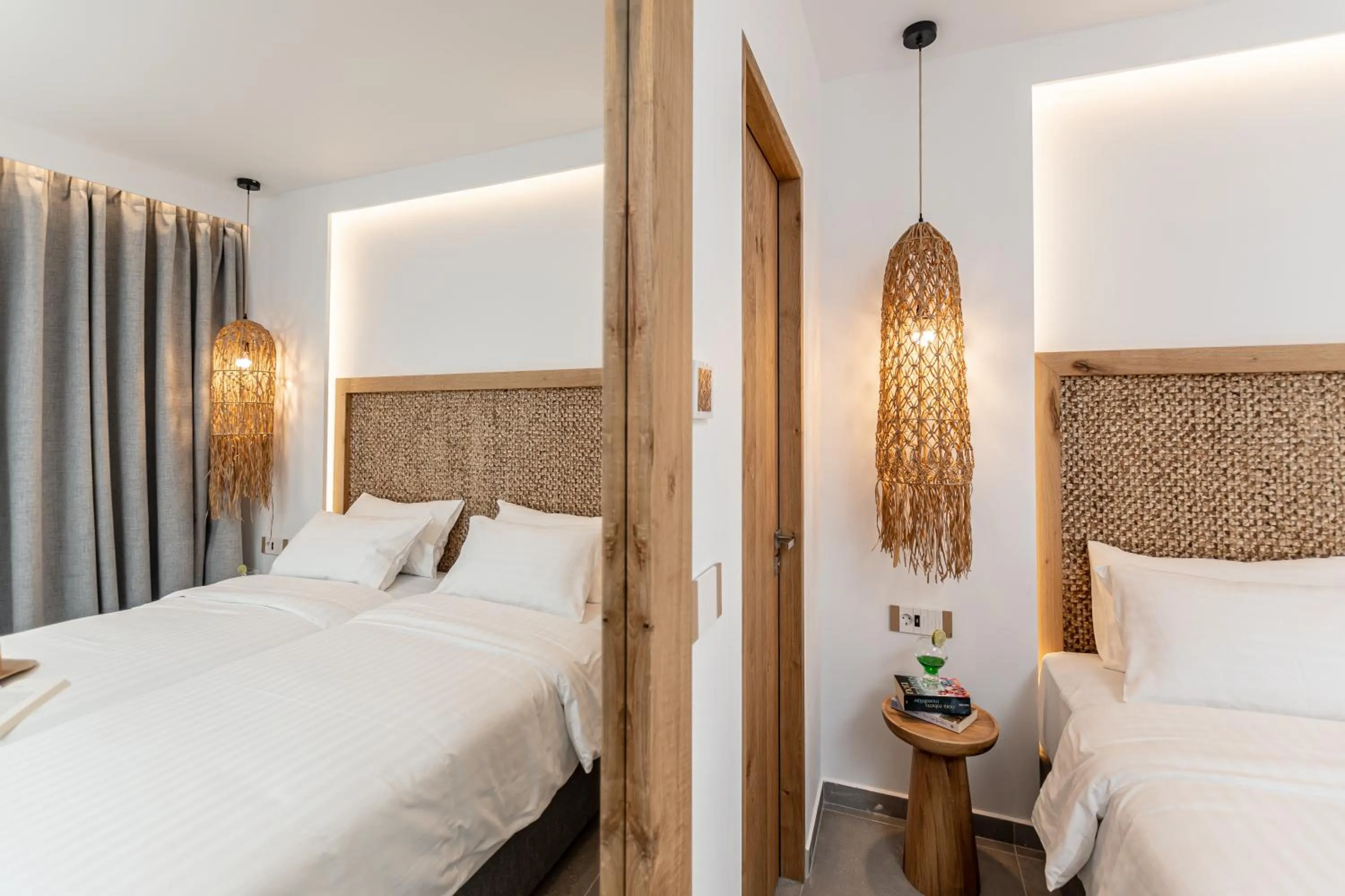 Bed in Naxos Resort Beach Hotel