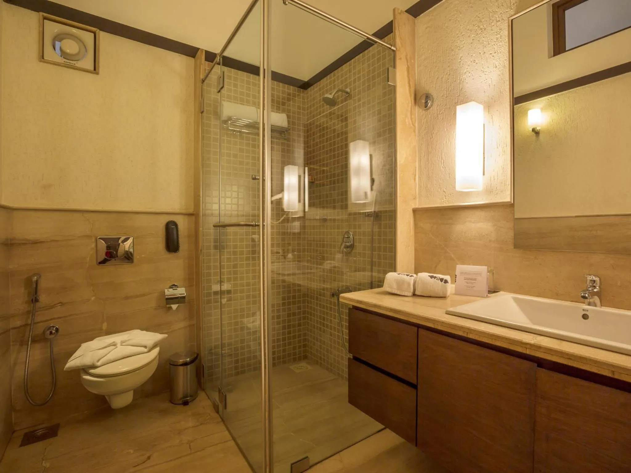Bathroom in Deltin Suites