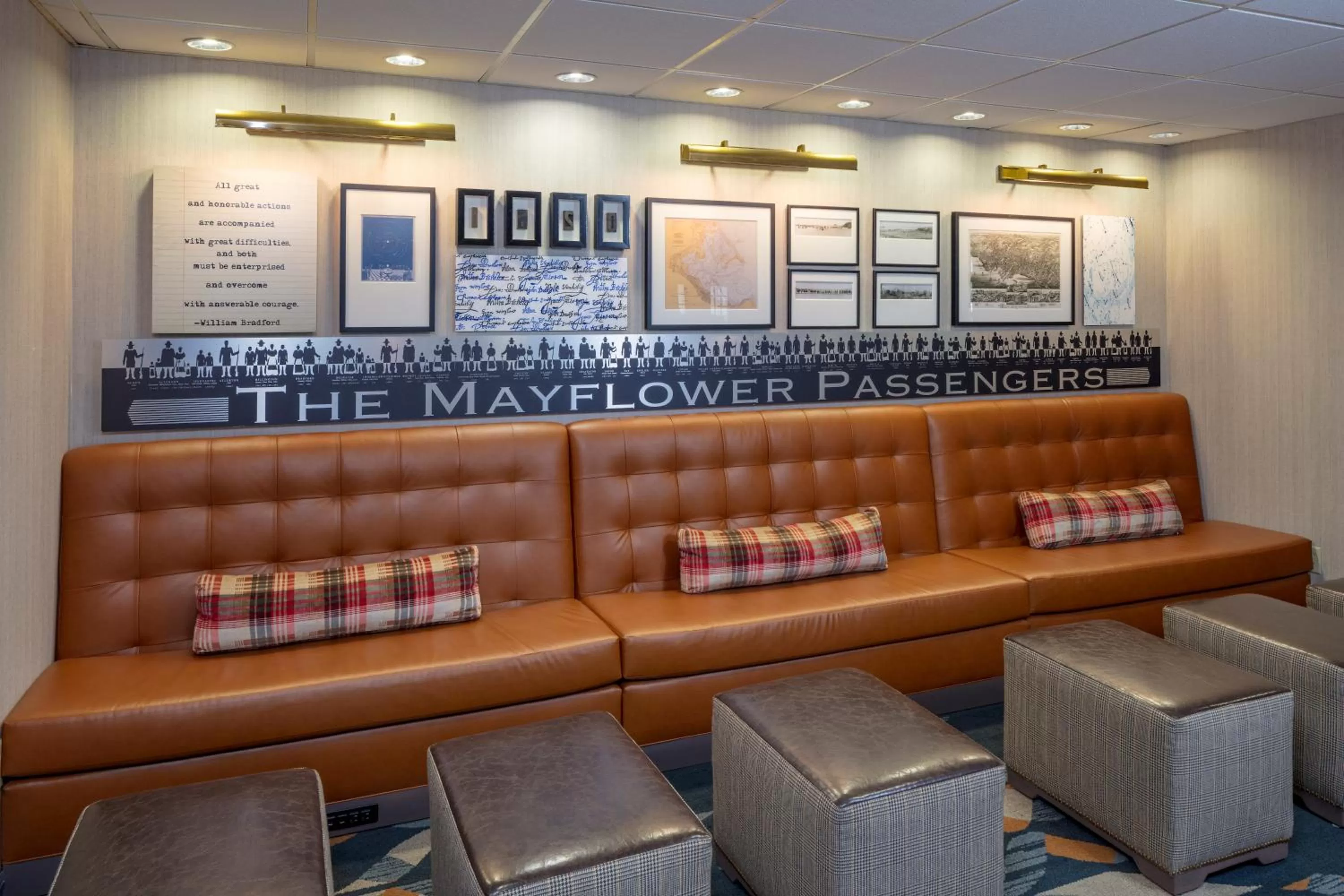 Lobby or reception in Hotel 1620 Plymouth Harbor