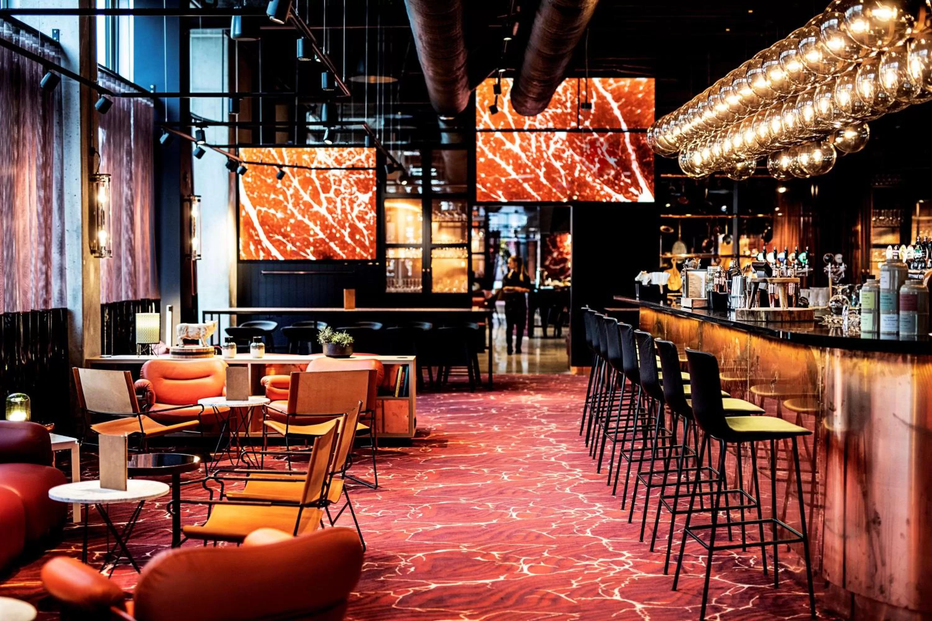 Lounge or bar in Scandic Kødbyen