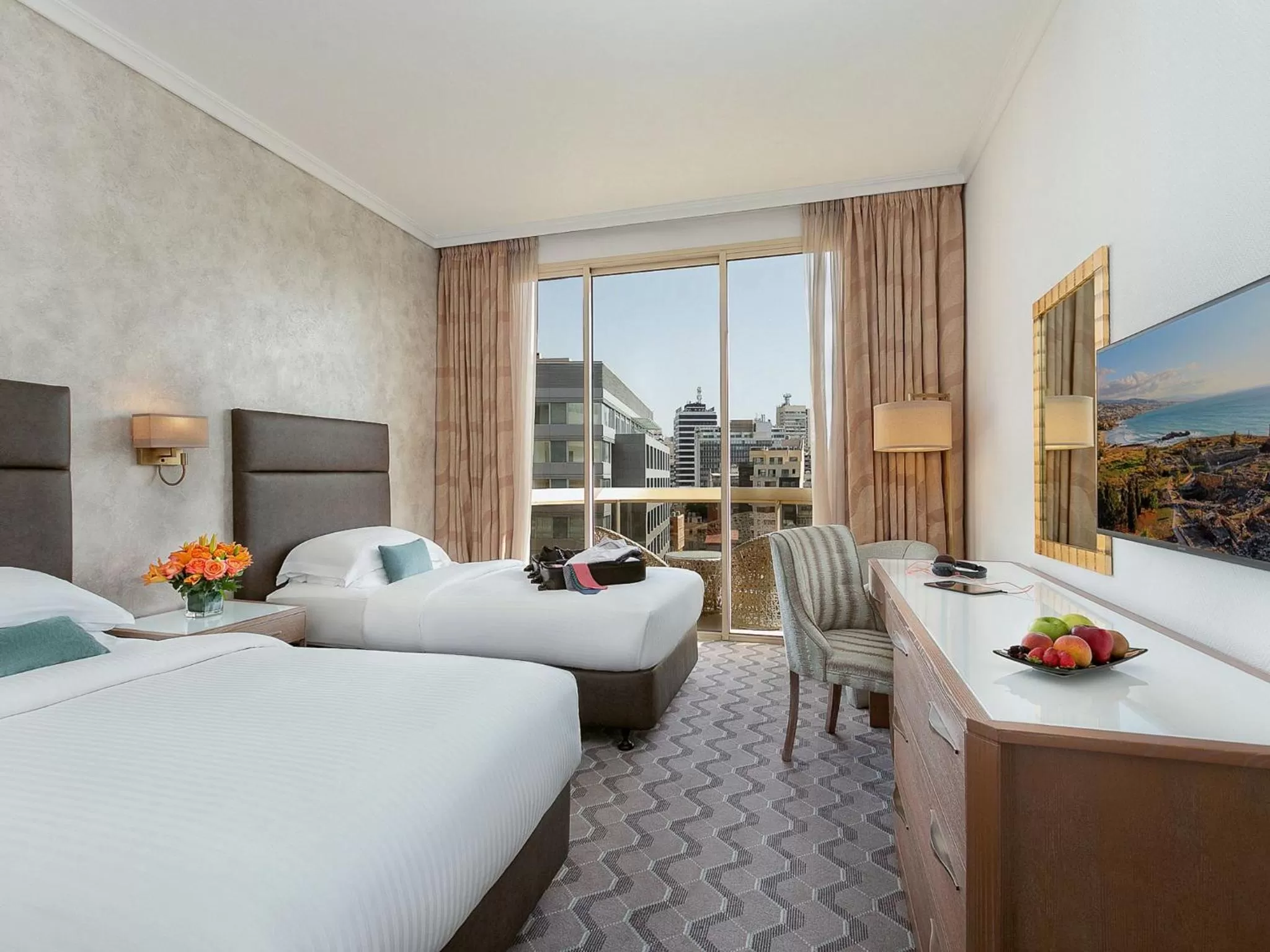 Photo of the whole room, Bed in Gefinor Rotana – Beirut