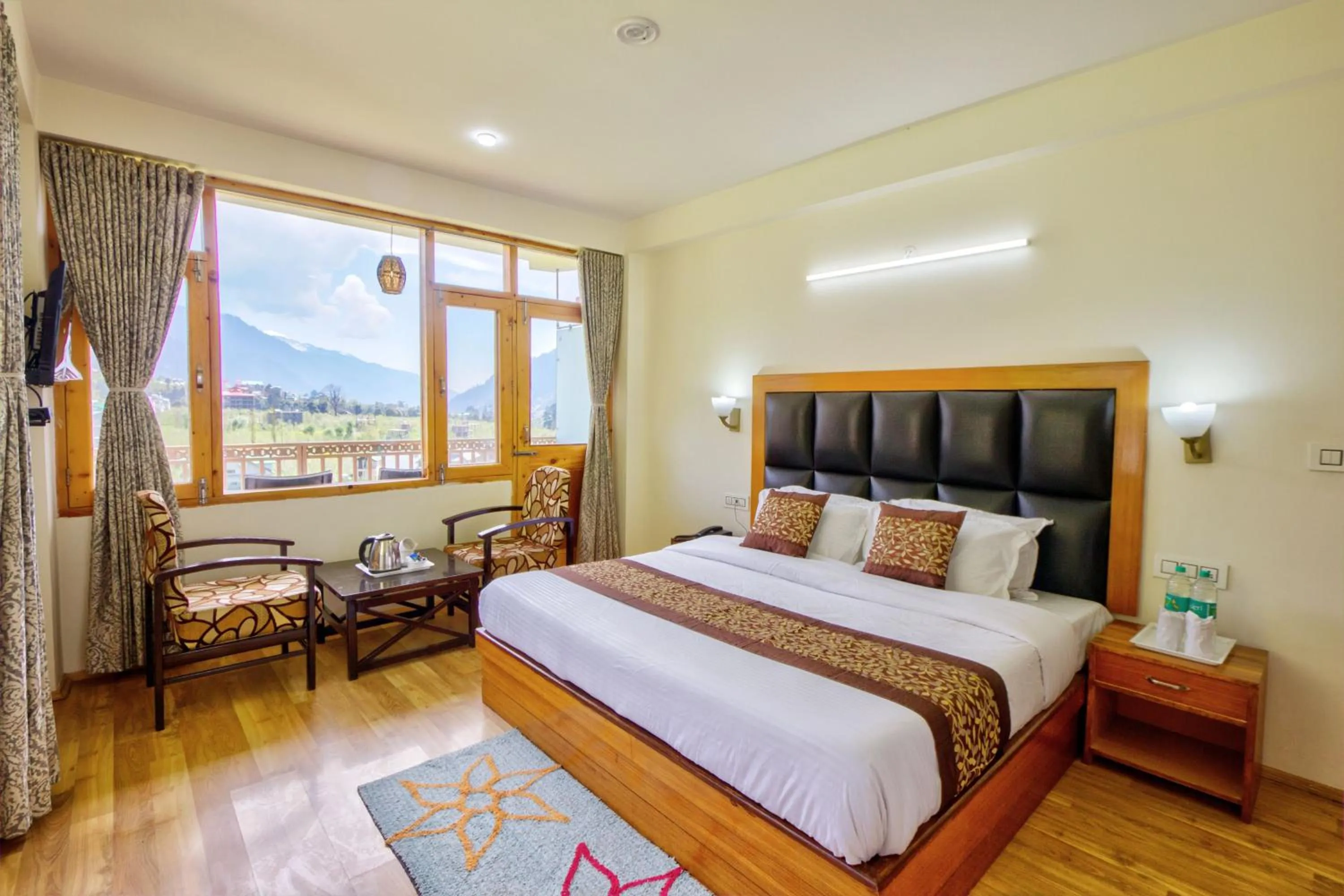 Bed in Thrill Nature Cottage