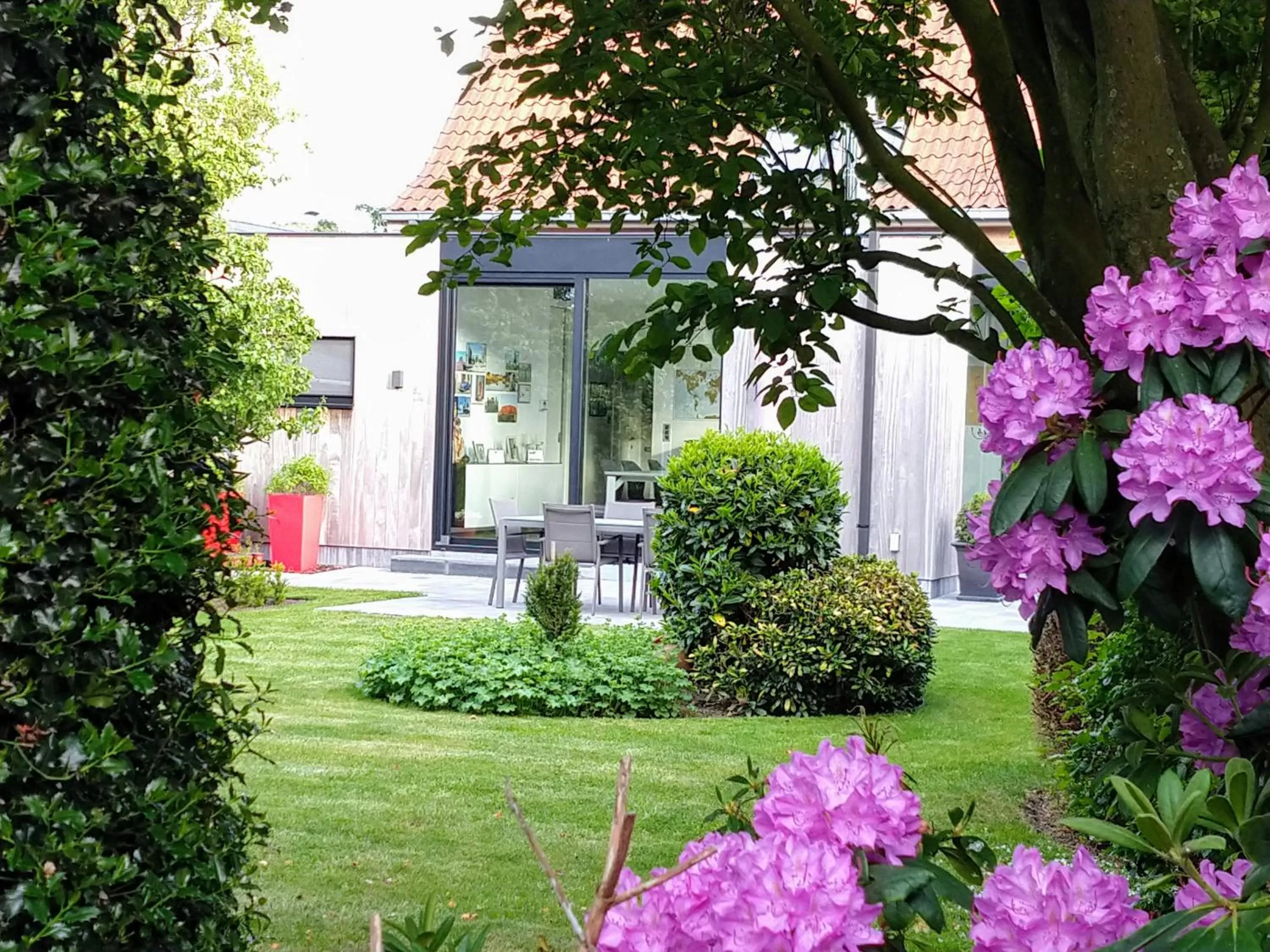 Balcony/Terrace, Garden in B&B De Passant