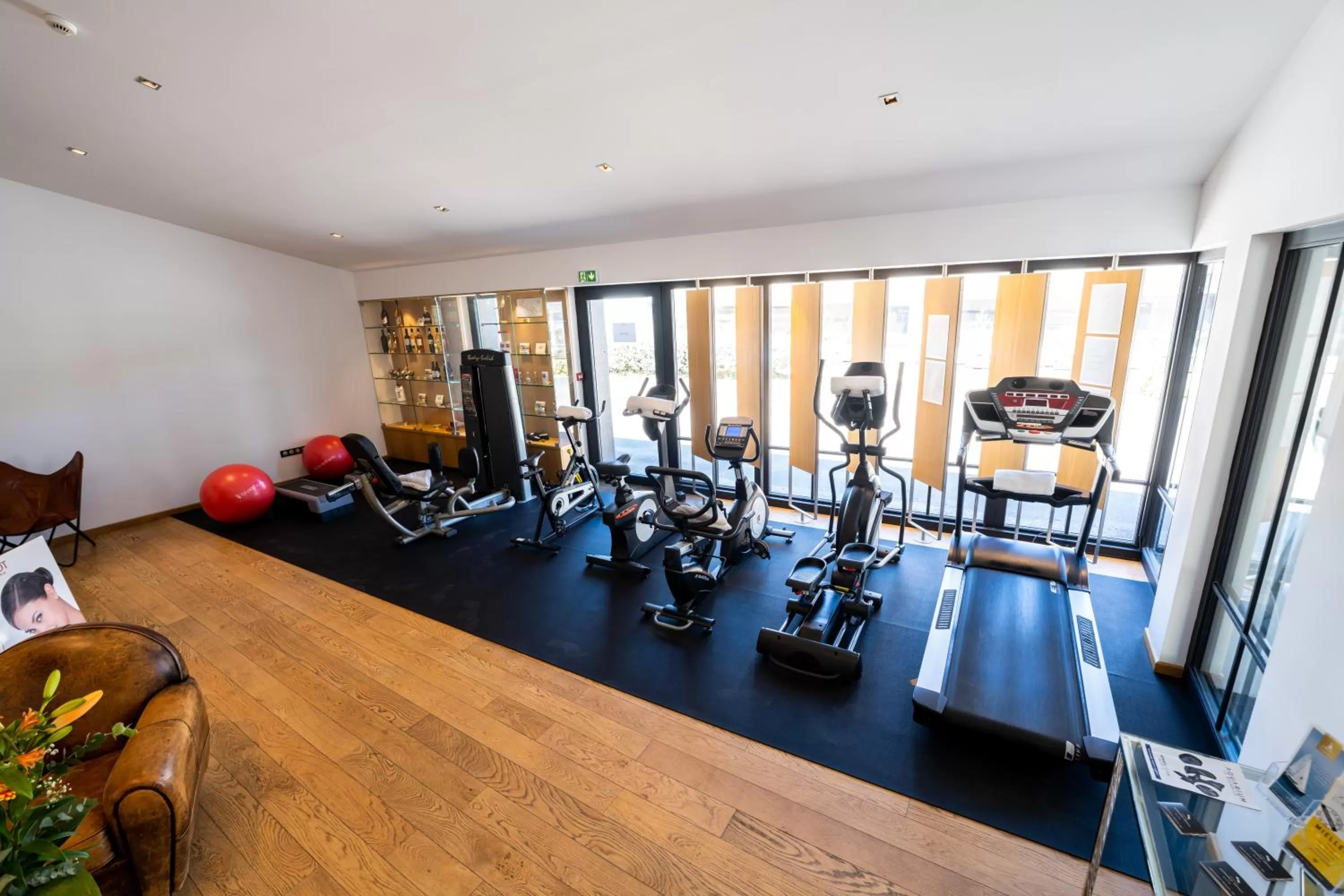 Fitness centre/facilities in Elégance Suites Hôtel