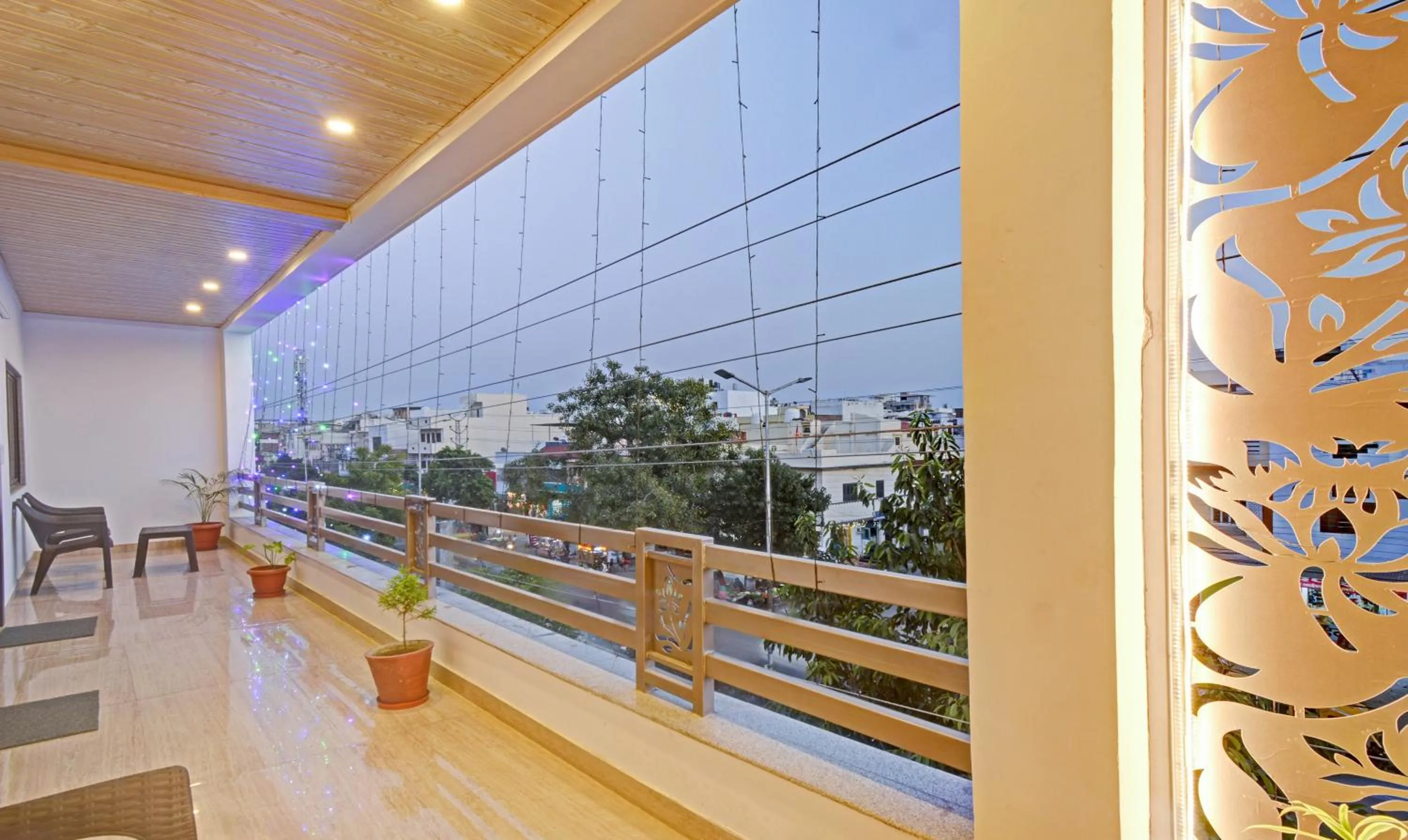 Balcony/Terrace in Treebo Paras Raj Near City Palace